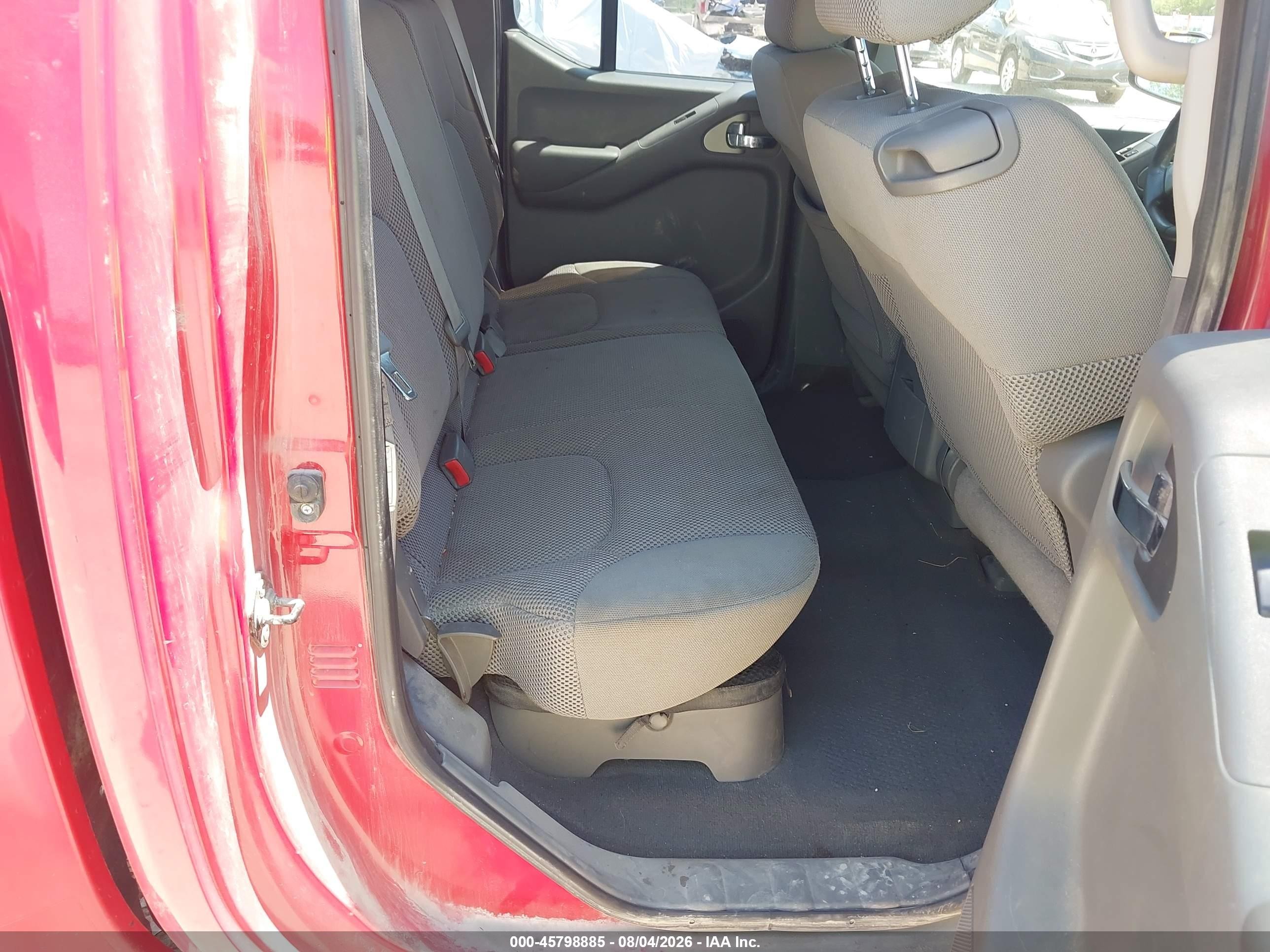 2008 Nissan Frontier Se Red vin: 1N6AD07W78C418906