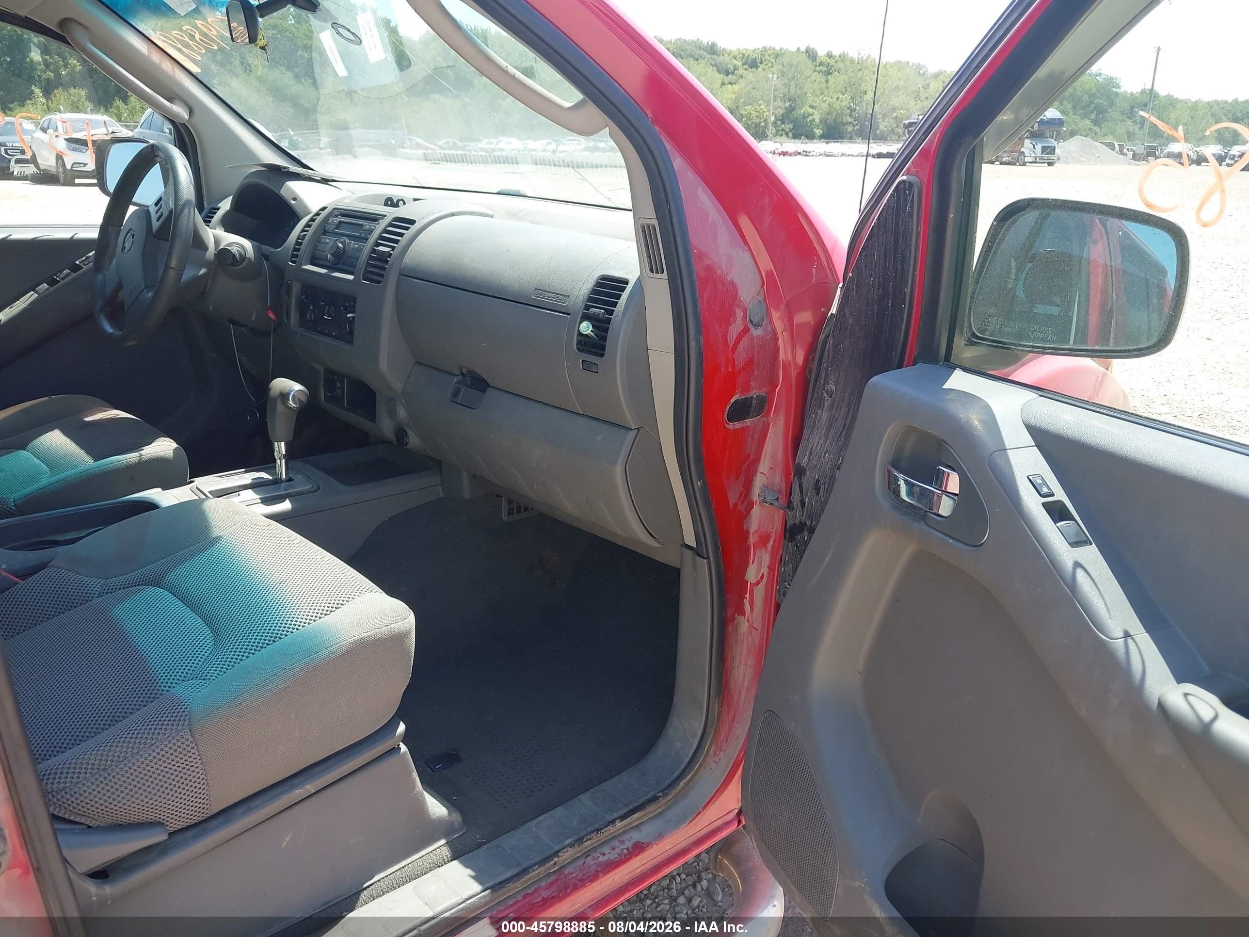 2008 Nissan Frontier Se Red vin: 1N6AD07W78C418906