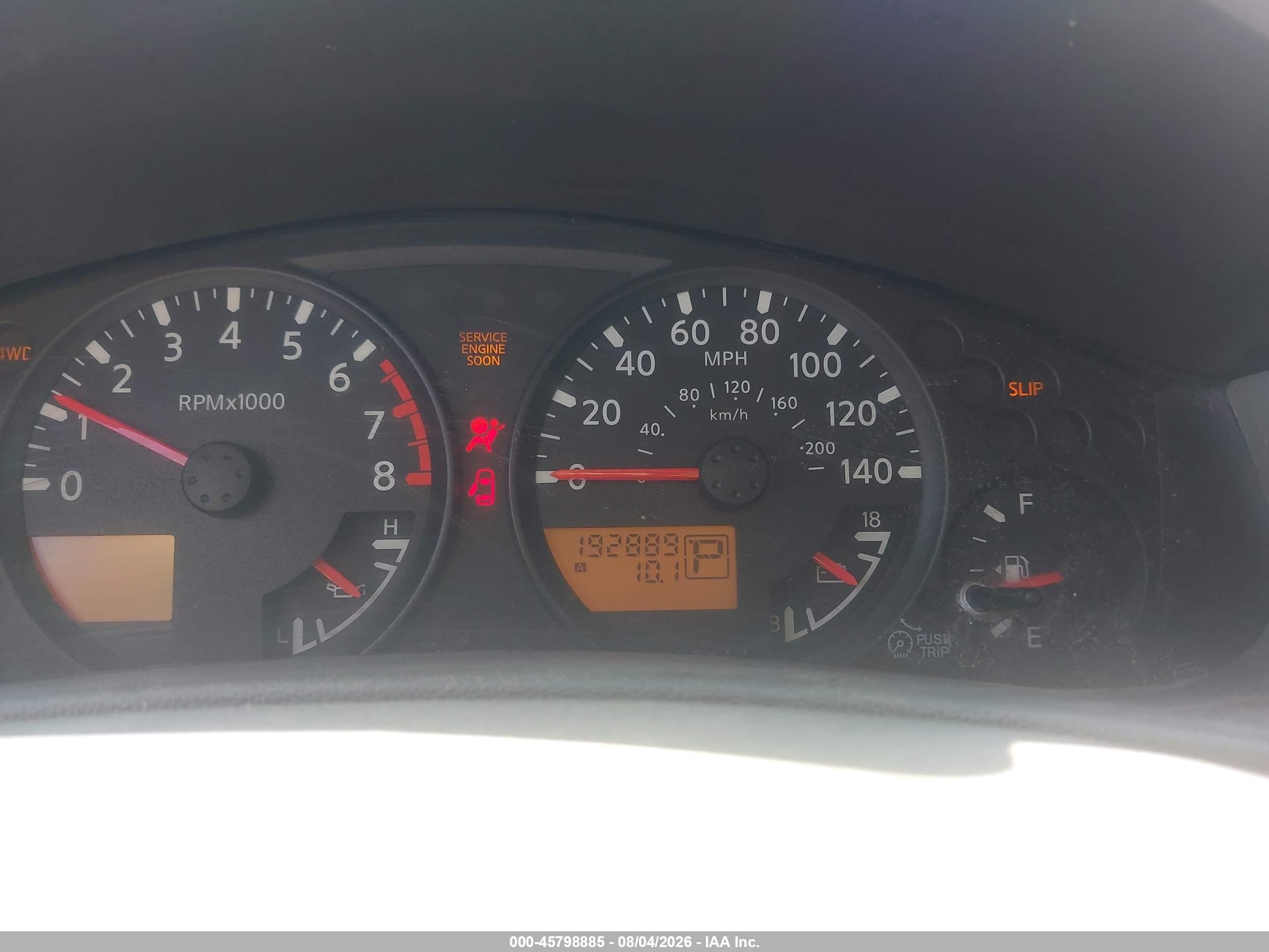 2008 Nissan Frontier Se Red vin: 1N6AD07W78C418906