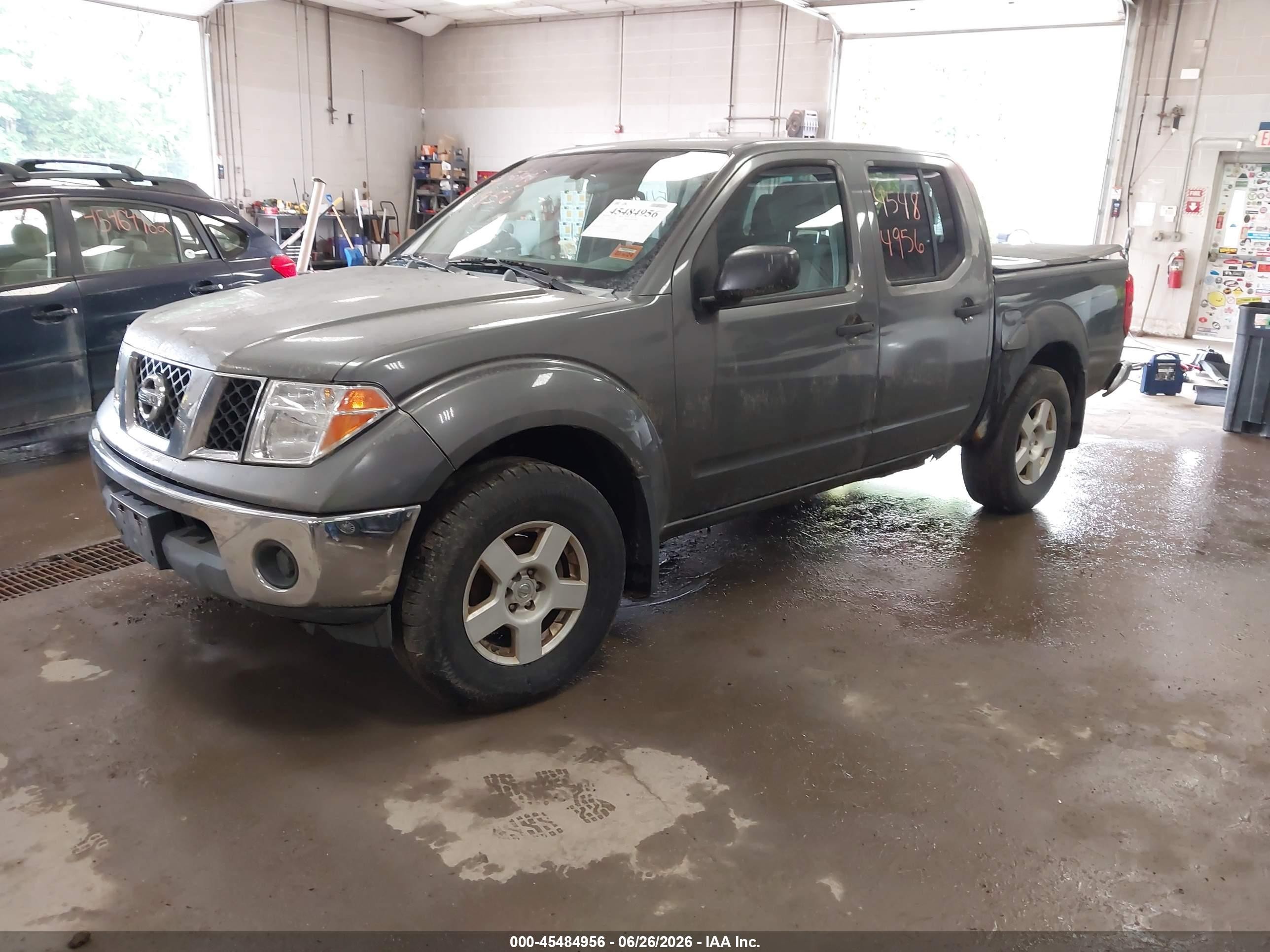 2005 Nissan Frontier 4wd Se Gray vin: 1N6AD07W85C425732