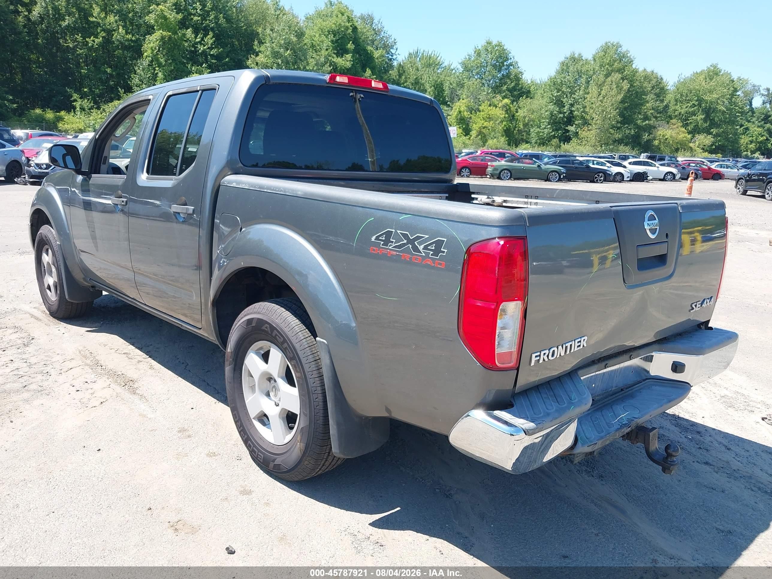 2005 Nissan Frontier Se Серый vin: 1N6AD07W85C432275