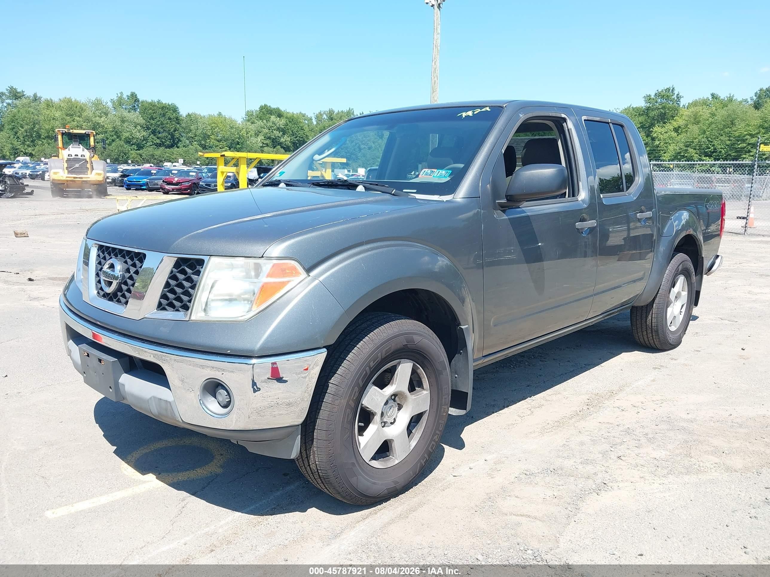 2005 Nissan Frontier Se Серый vin: 1N6AD07W85C432275