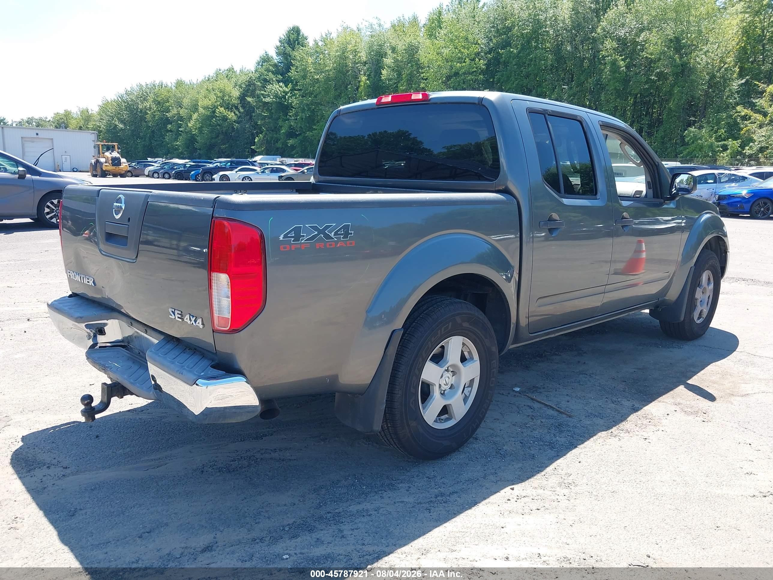 2005 Nissan Frontier Se Серый vin: 1N6AD07W85C432275
