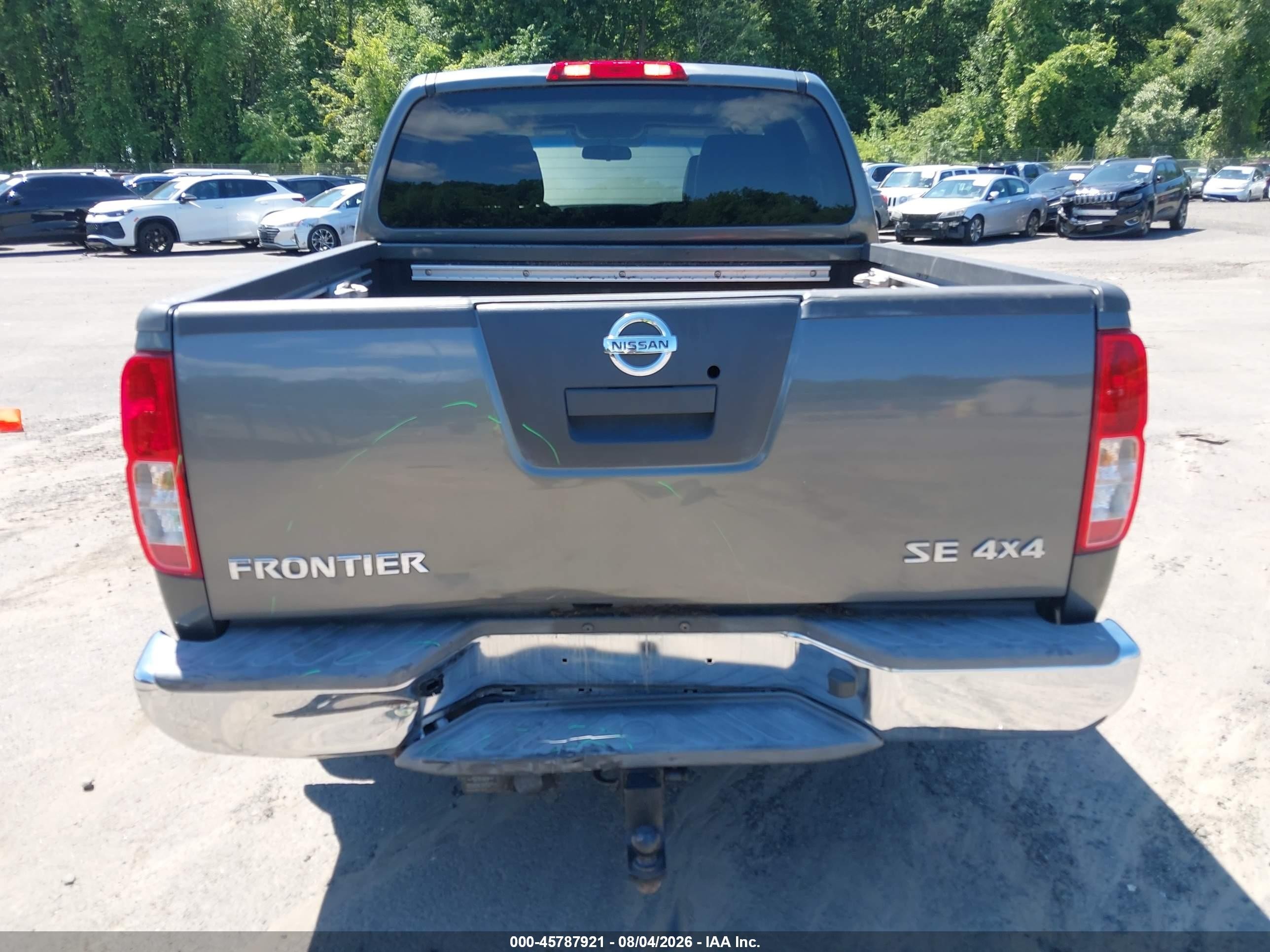 2005 Nissan Frontier Se Серый vin: 1N6AD07W85C432275