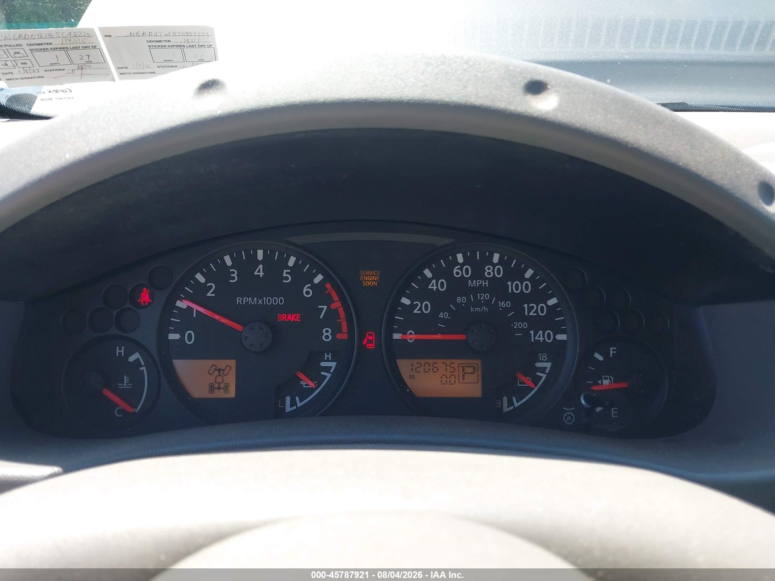 2005 Nissan Frontier Se Серый vin: 1N6AD07W85C432275