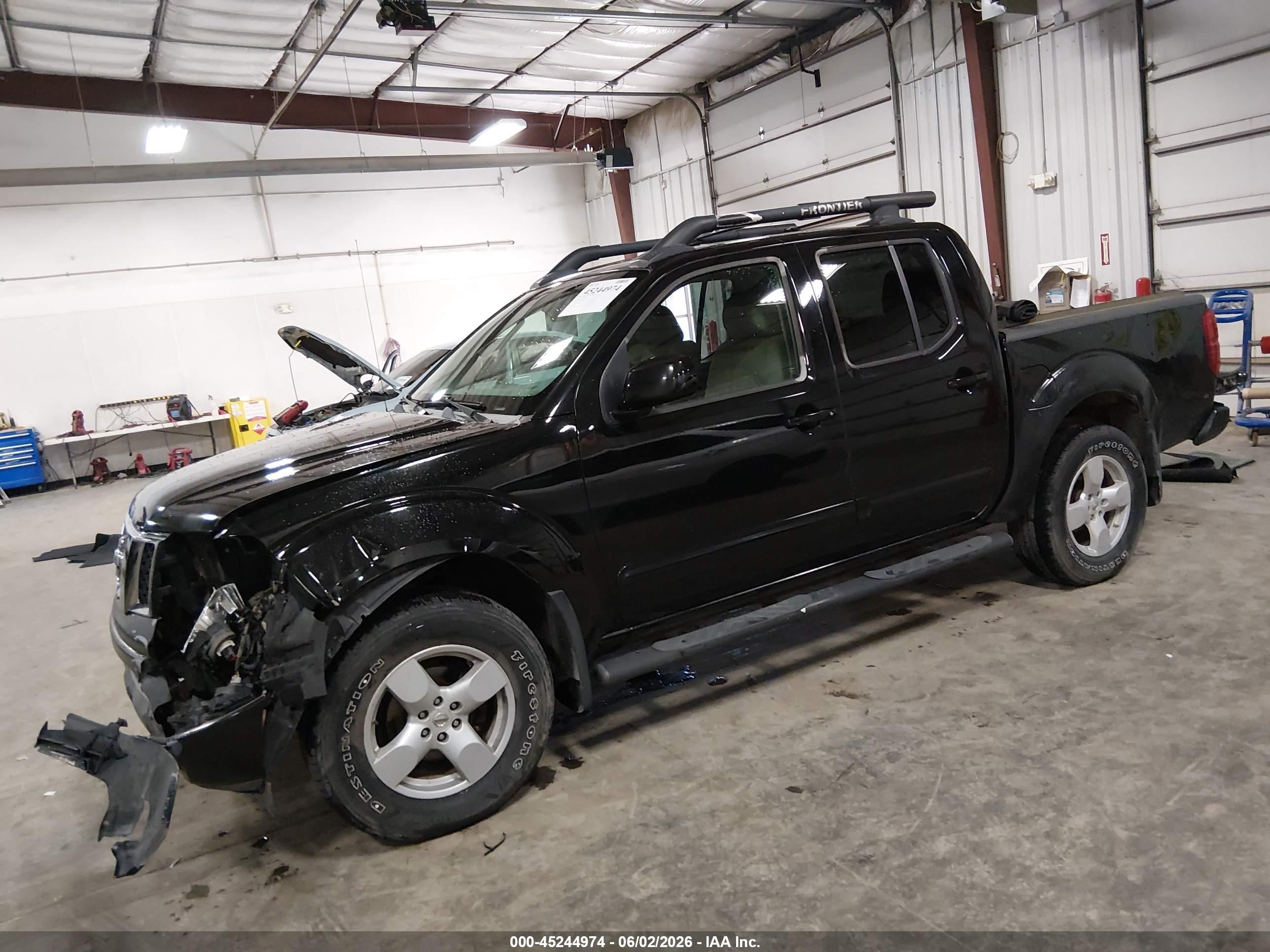 2006 Nissan Frontier Le Черный vin: 1N6AD07W86C436778