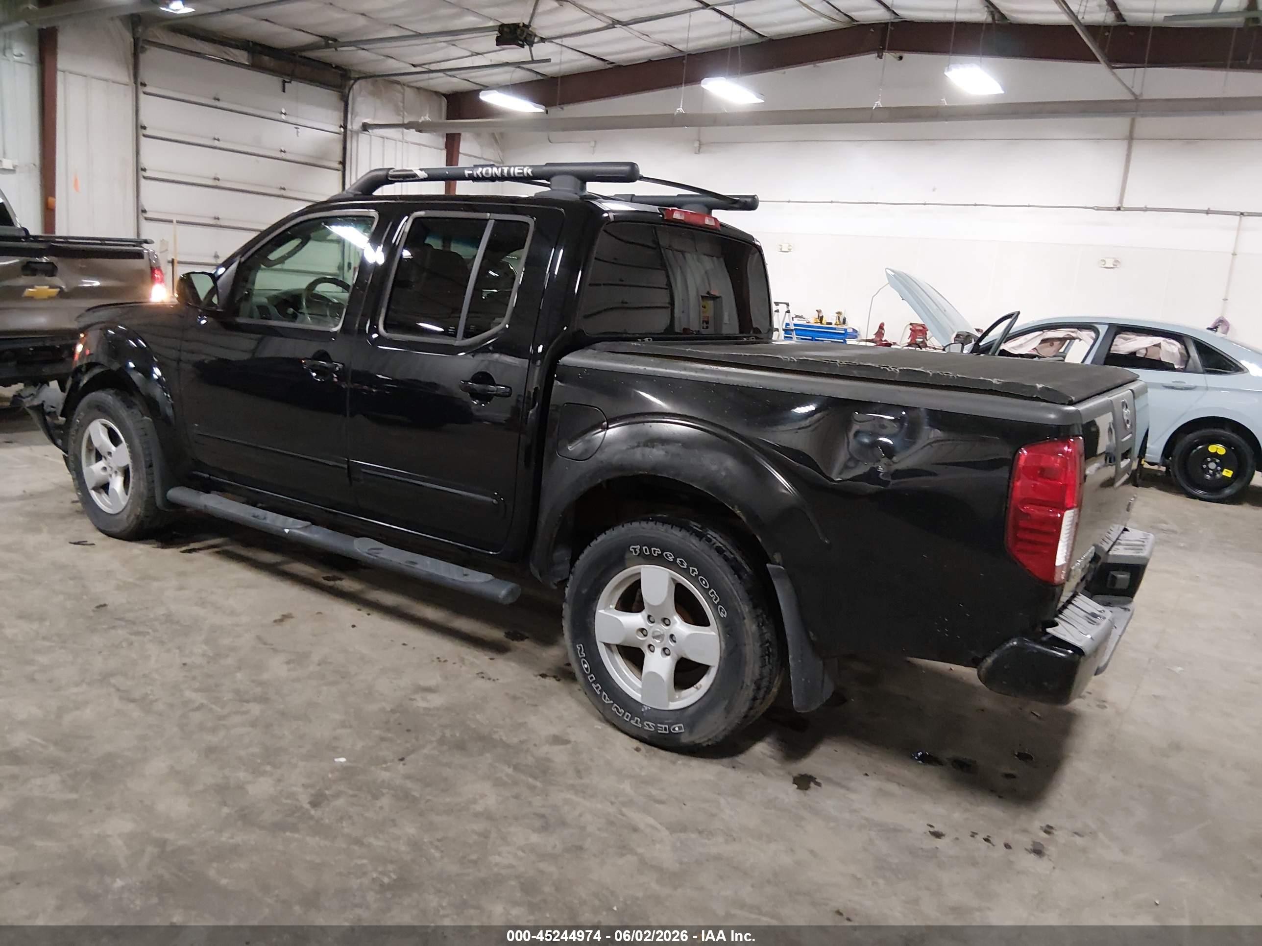 2006 Nissan Frontier Le Черный vin: 1N6AD07W86C436778