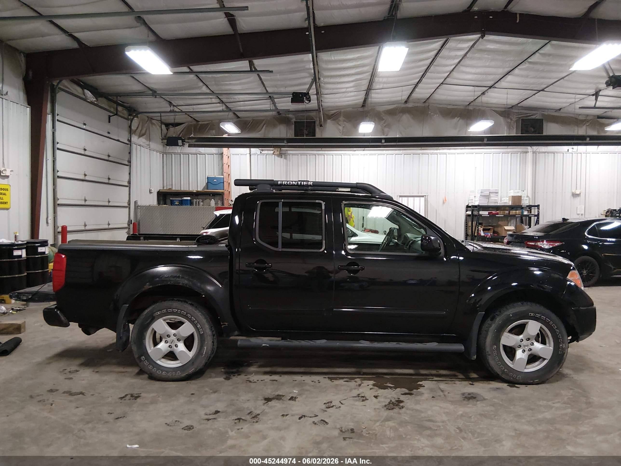 2006 Nissan Frontier Le Черный vin: 1N6AD07W86C436778