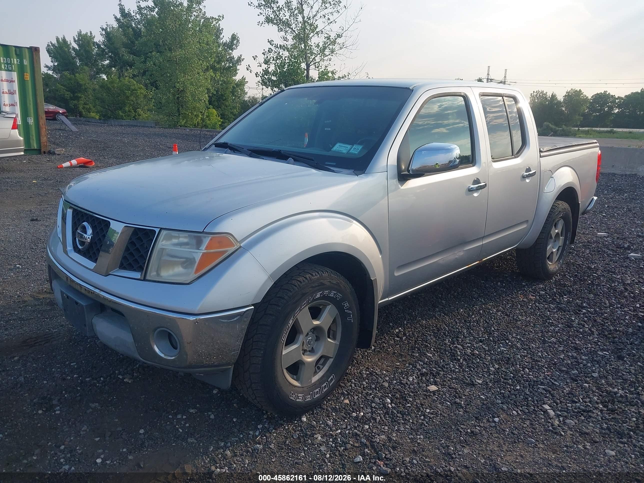 2006 Nissan Frontier Se Серебряный vin: 1N6AD07W86C474107