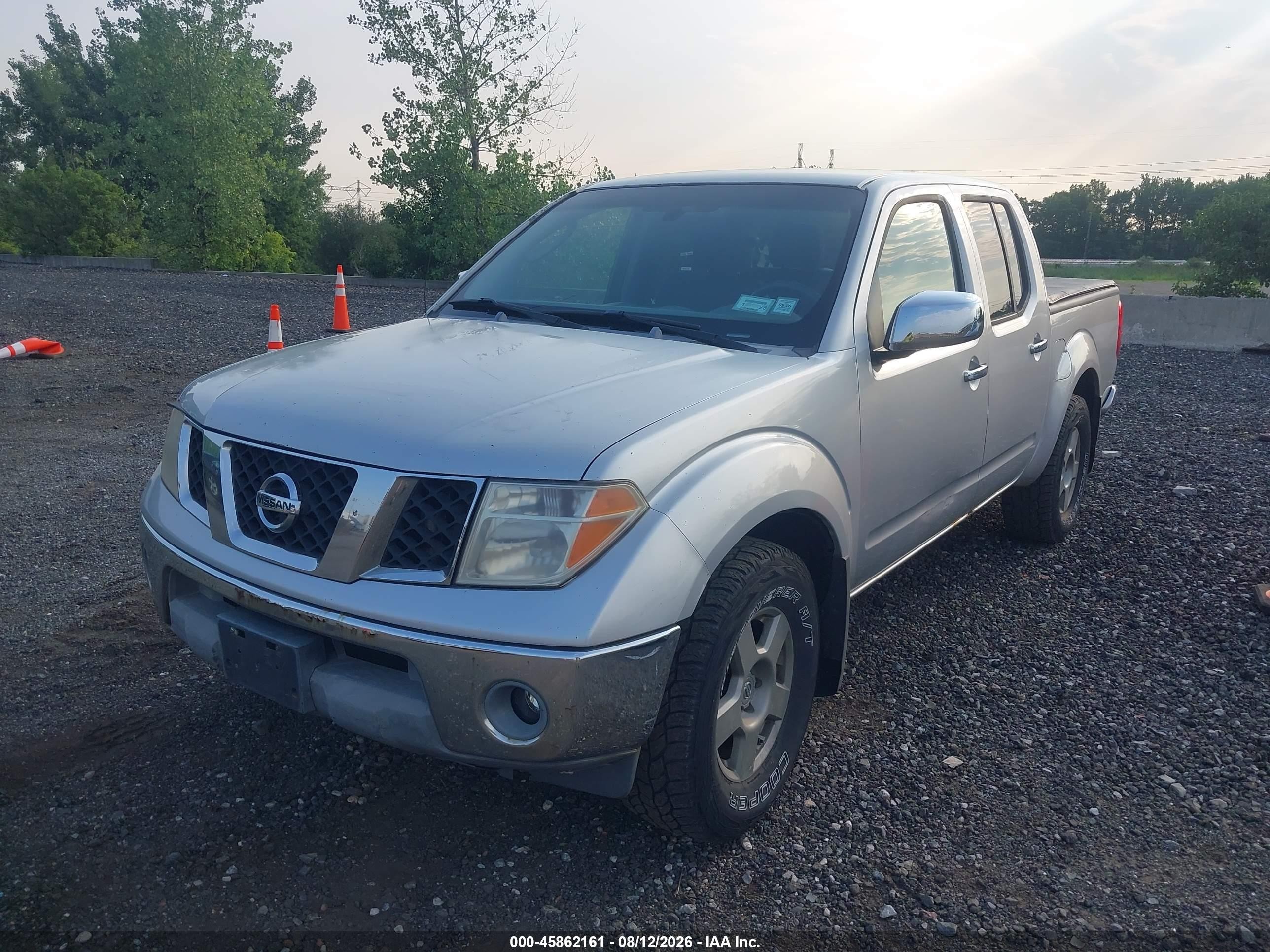 2006 Nissan Frontier Se Серебряный vin: 1N6AD07W86C474107