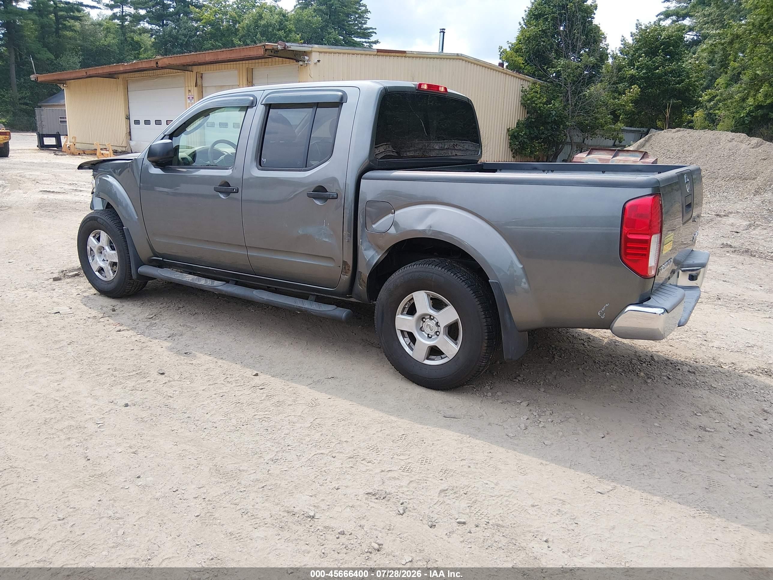 2007 Nissan Frontier Se Gray vin: 1N6AD07W87C400980