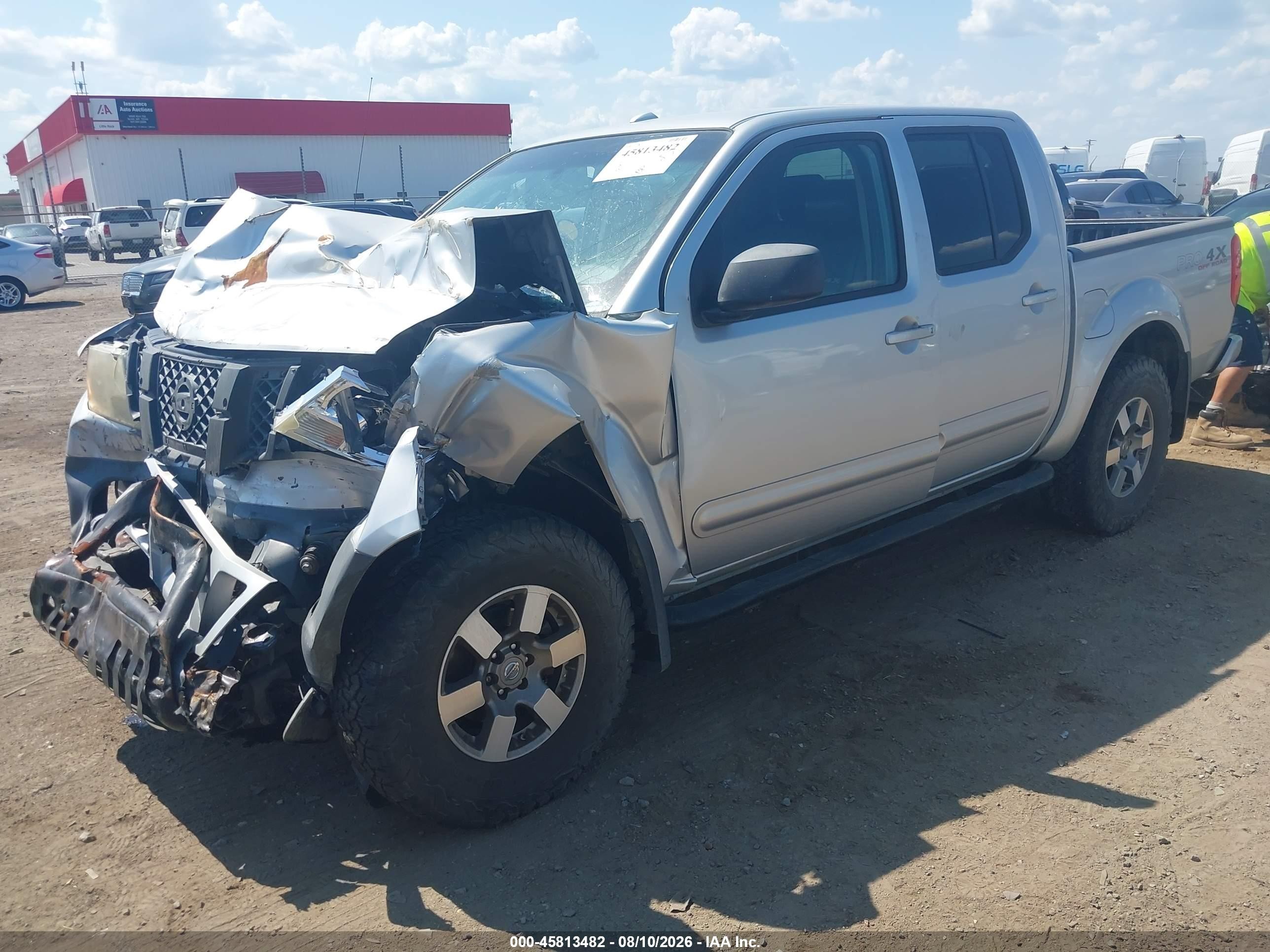 2009 Nissan Frontier Pro-4x Silver vin: 1N6AD07W89C405843