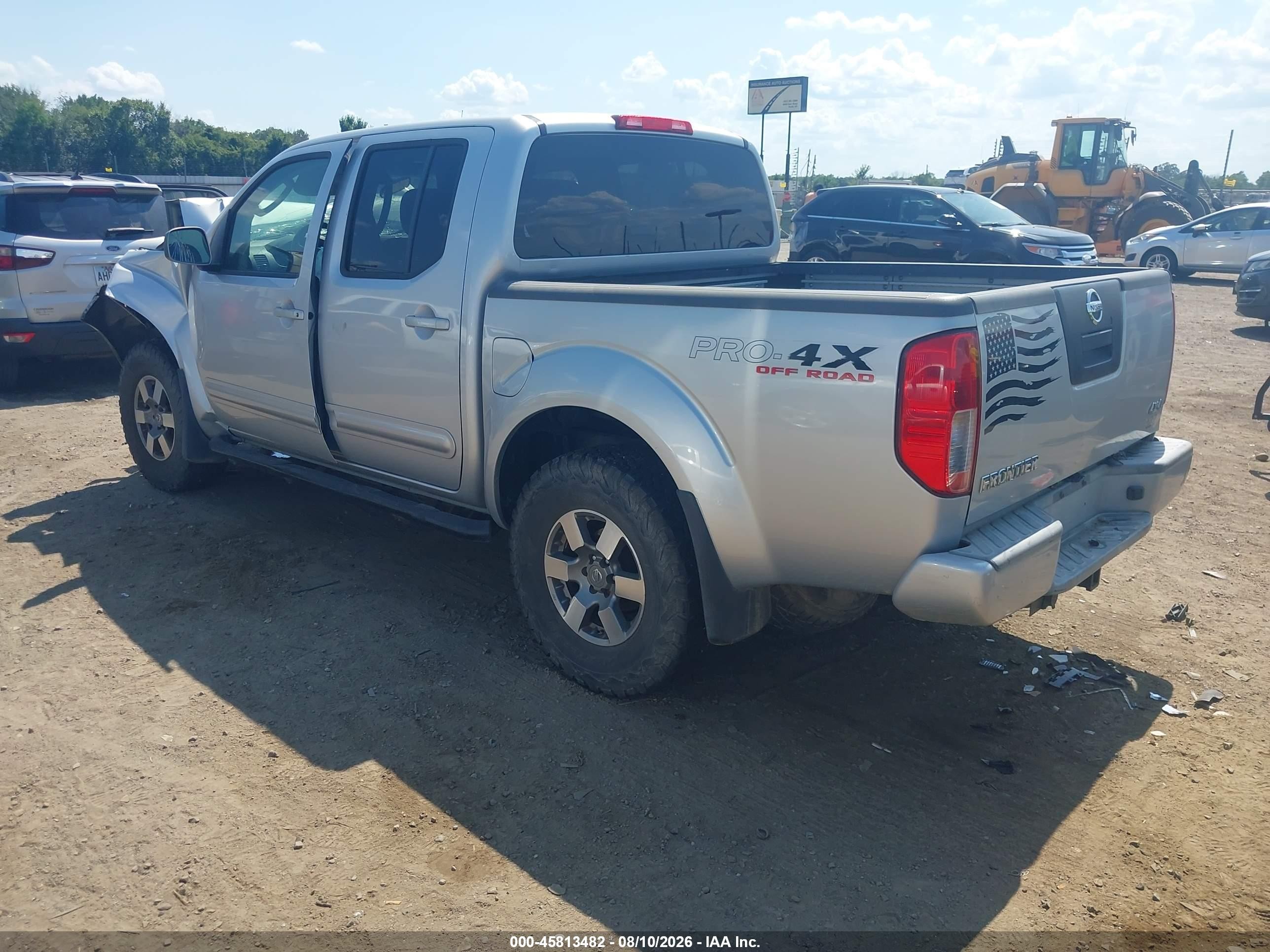 2009 Nissan Frontier Pro-4x Silver vin: 1N6AD07W89C405843