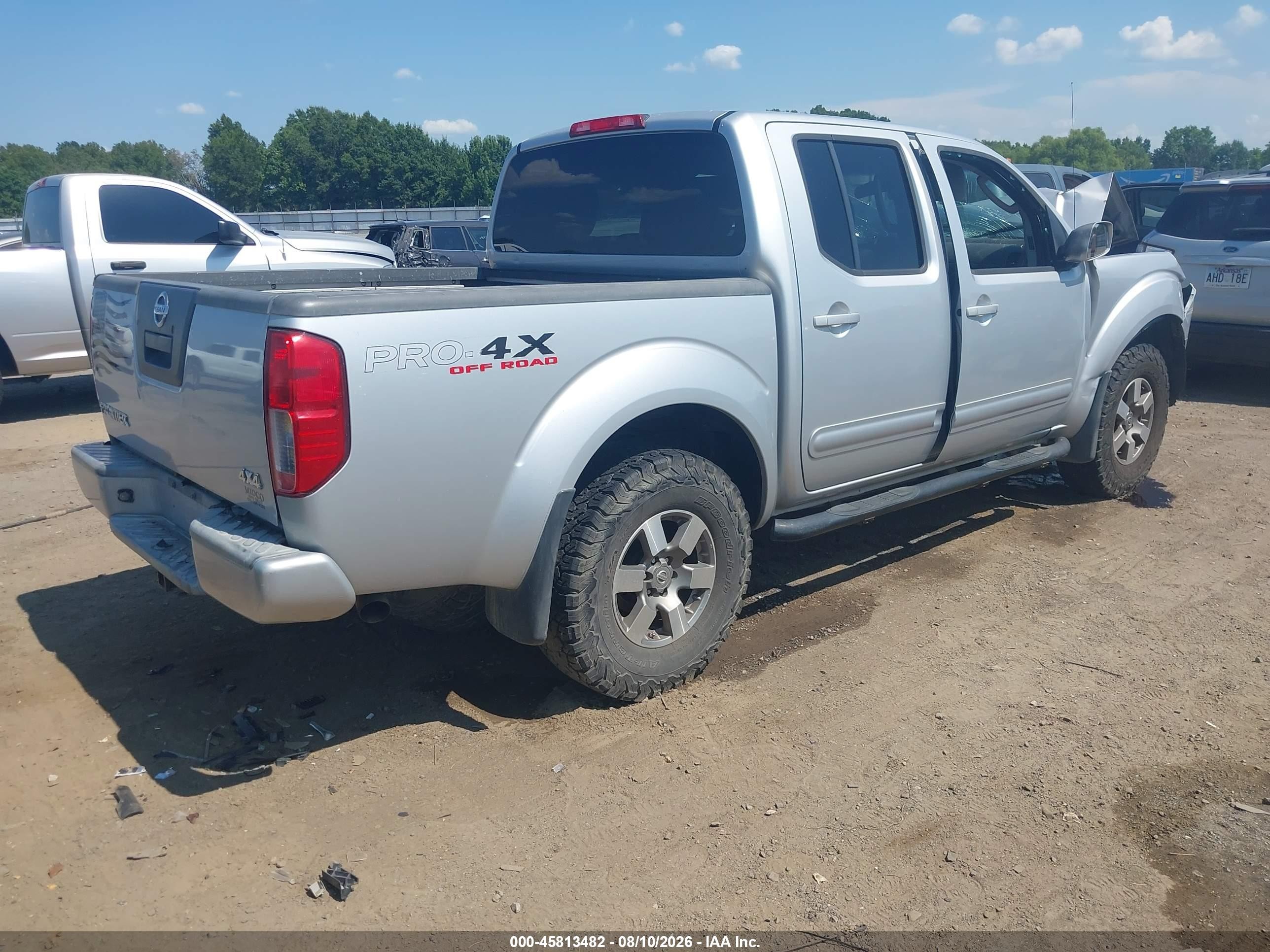 2009 Nissan Frontier Pro-4x Silver vin: 1N6AD07W89C405843
