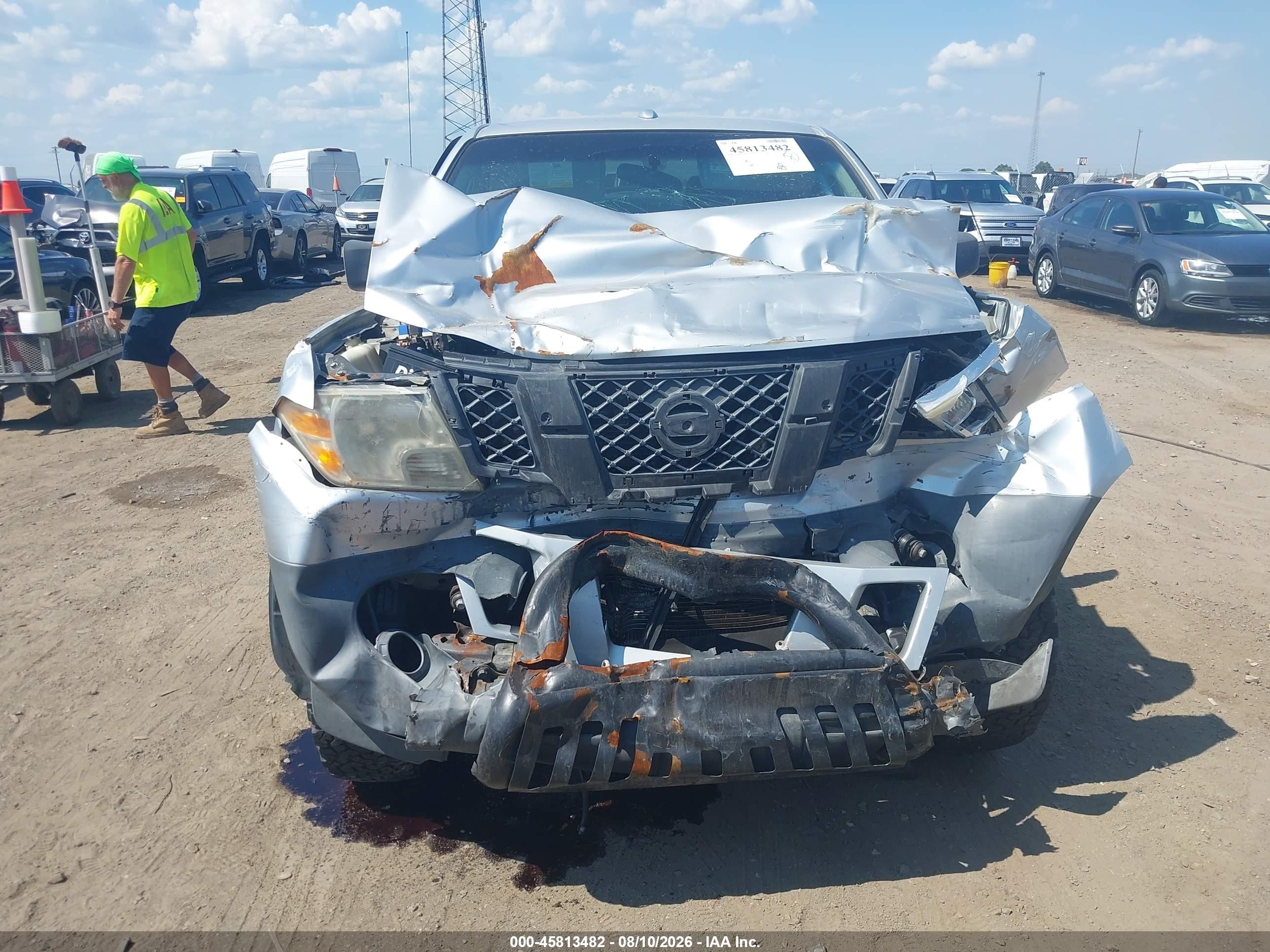 2009 Nissan Frontier Pro-4x Silver vin: 1N6AD07W89C405843