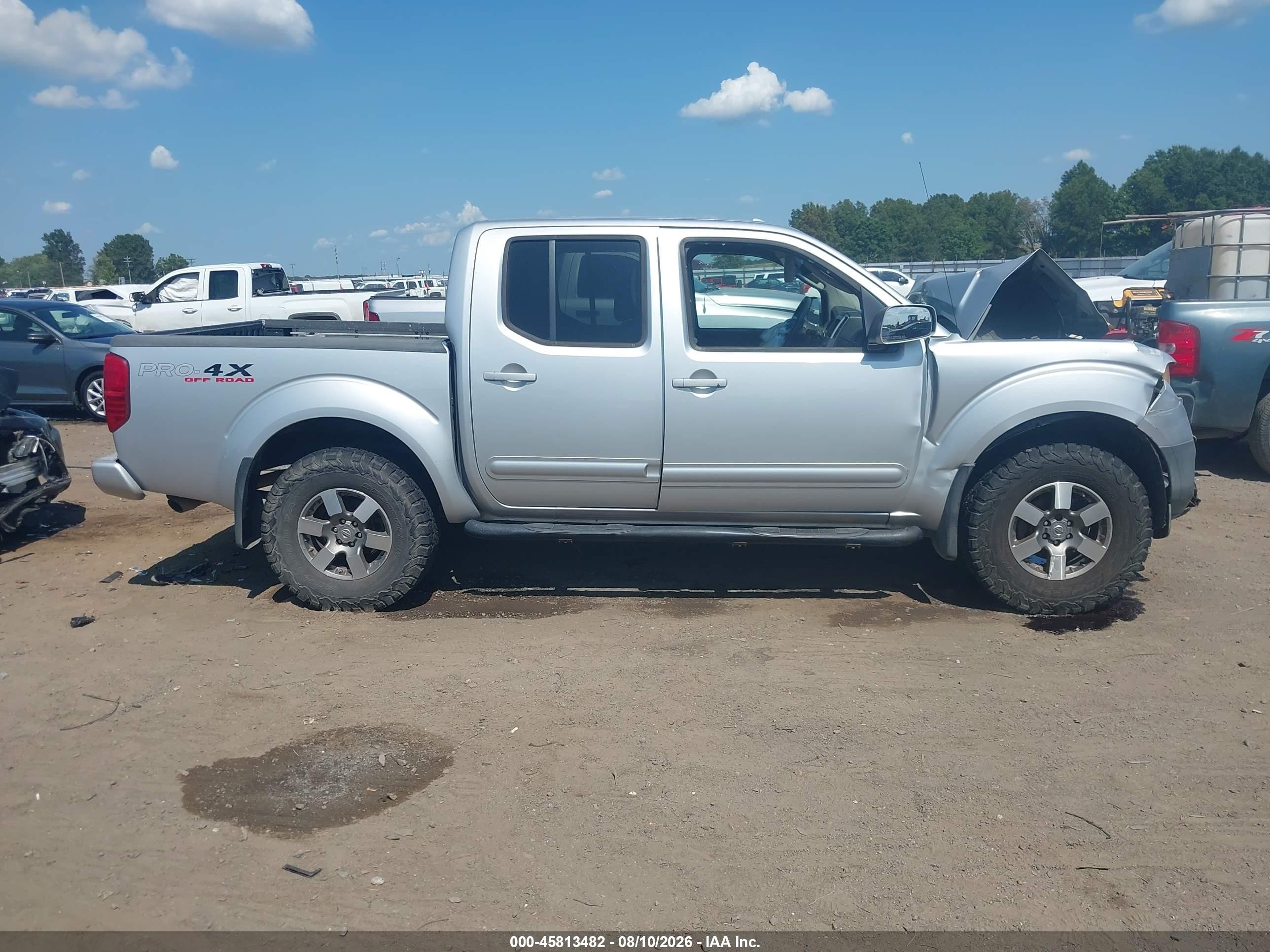 2009 Nissan Frontier Pro-4x Silver vin: 1N6AD07W89C405843