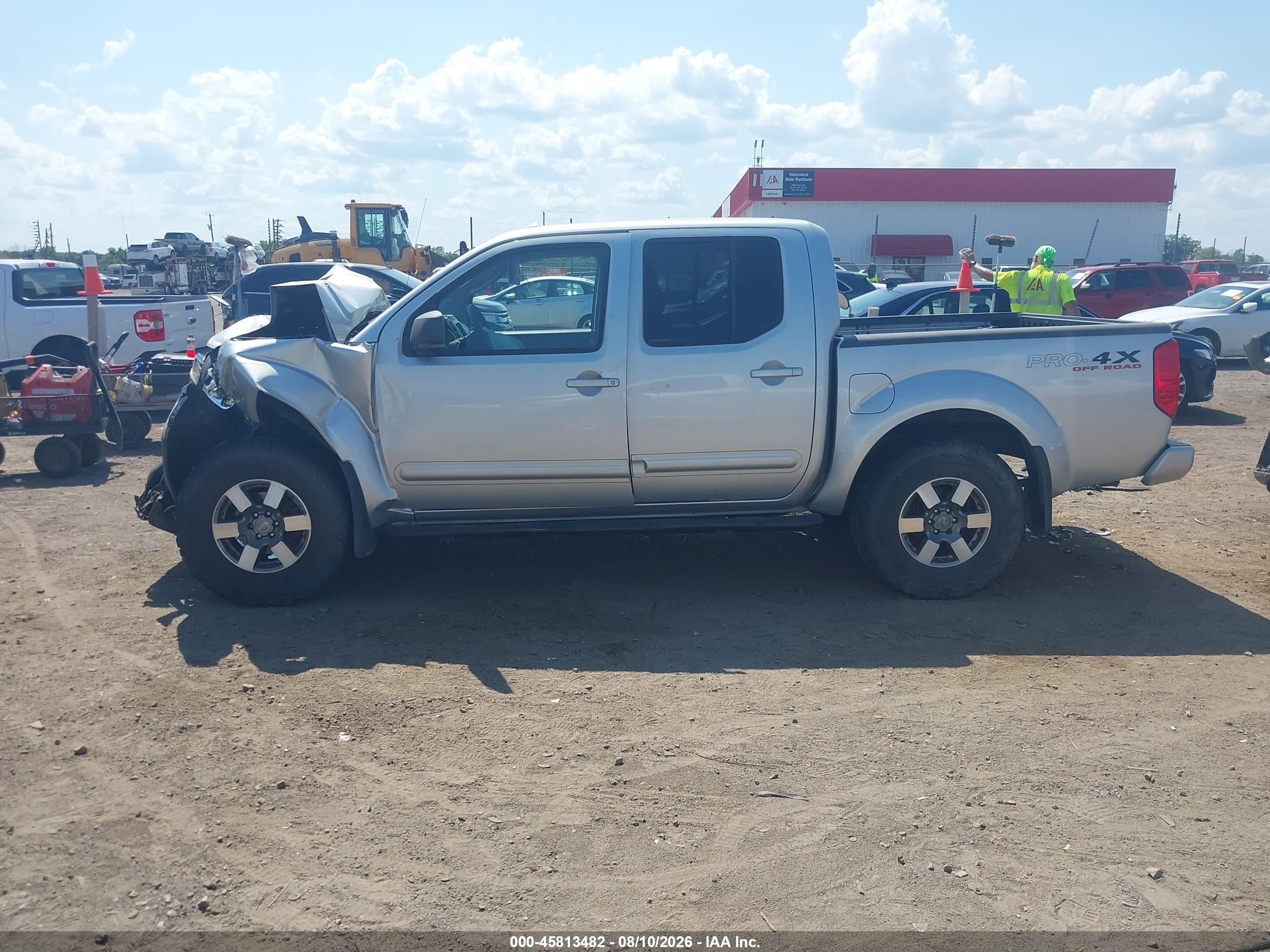 2009 Nissan Frontier Pro-4x Silver vin: 1N6AD07W89C405843