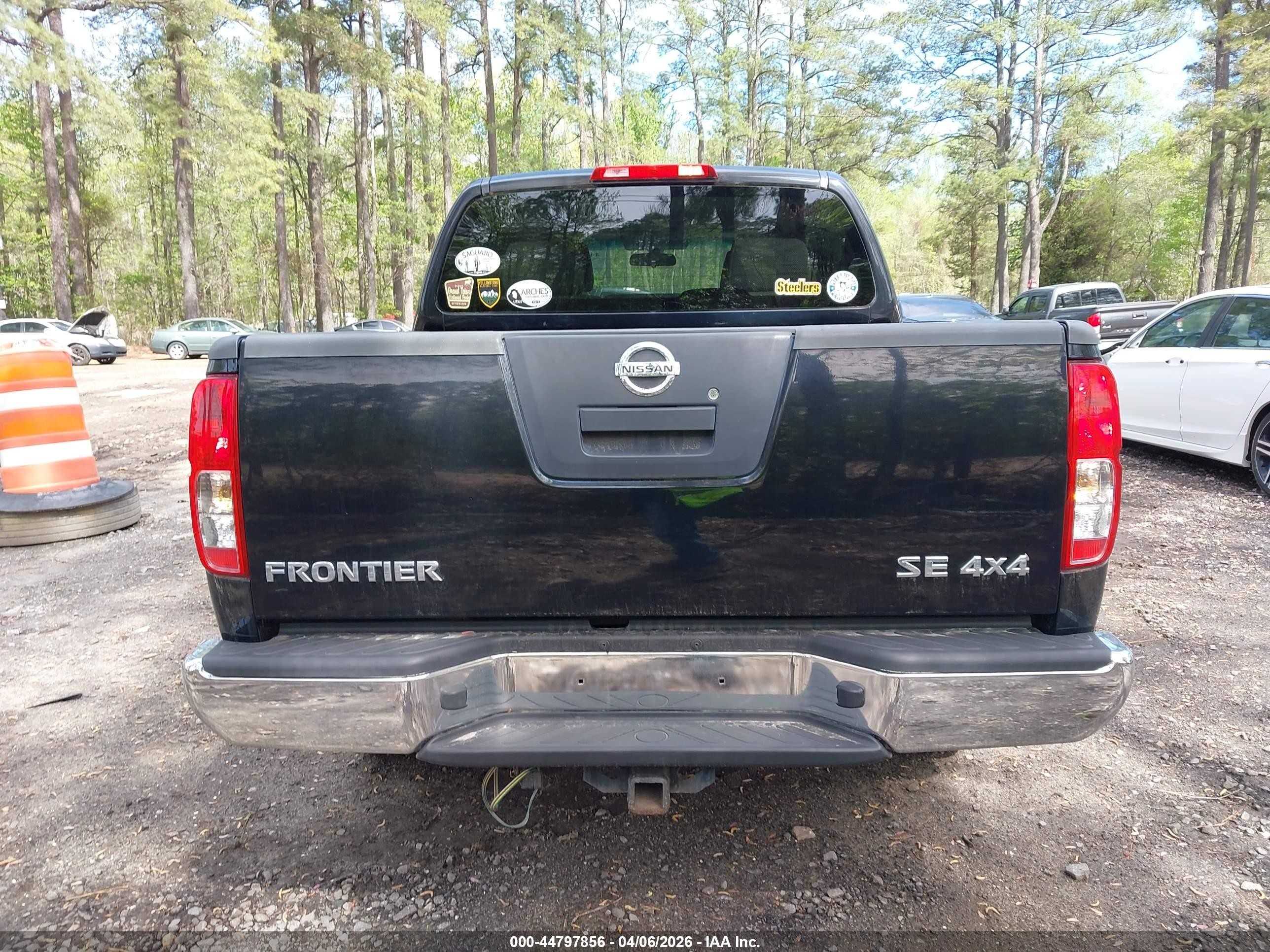 2009 Nissan Frontier Se Black vin: 1N6AD07W89C426949