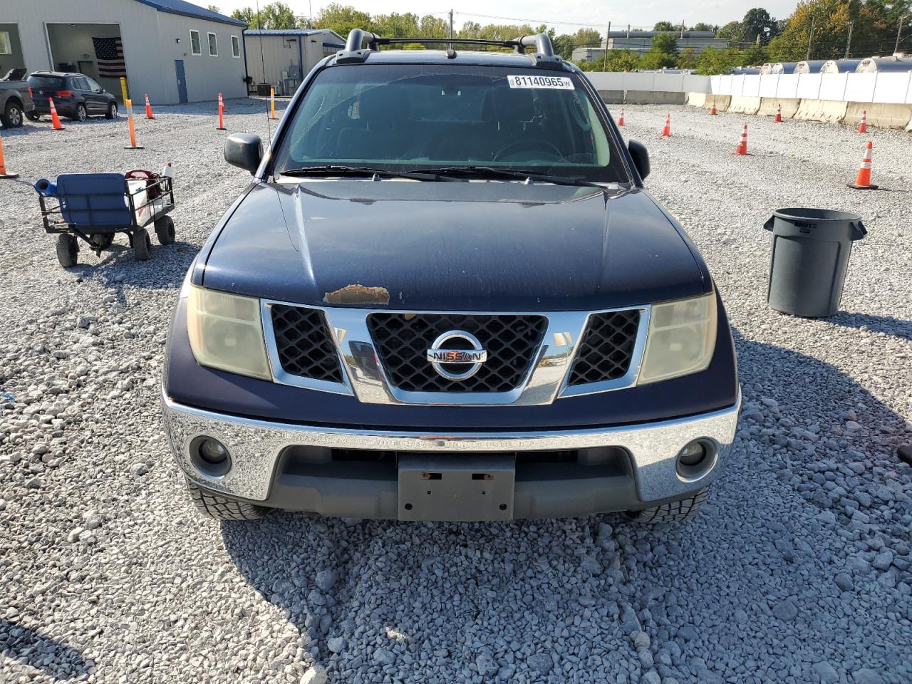 2008 Nissan Frontier Crew Cab Le Blue vin: 1N6AD07W98C441863