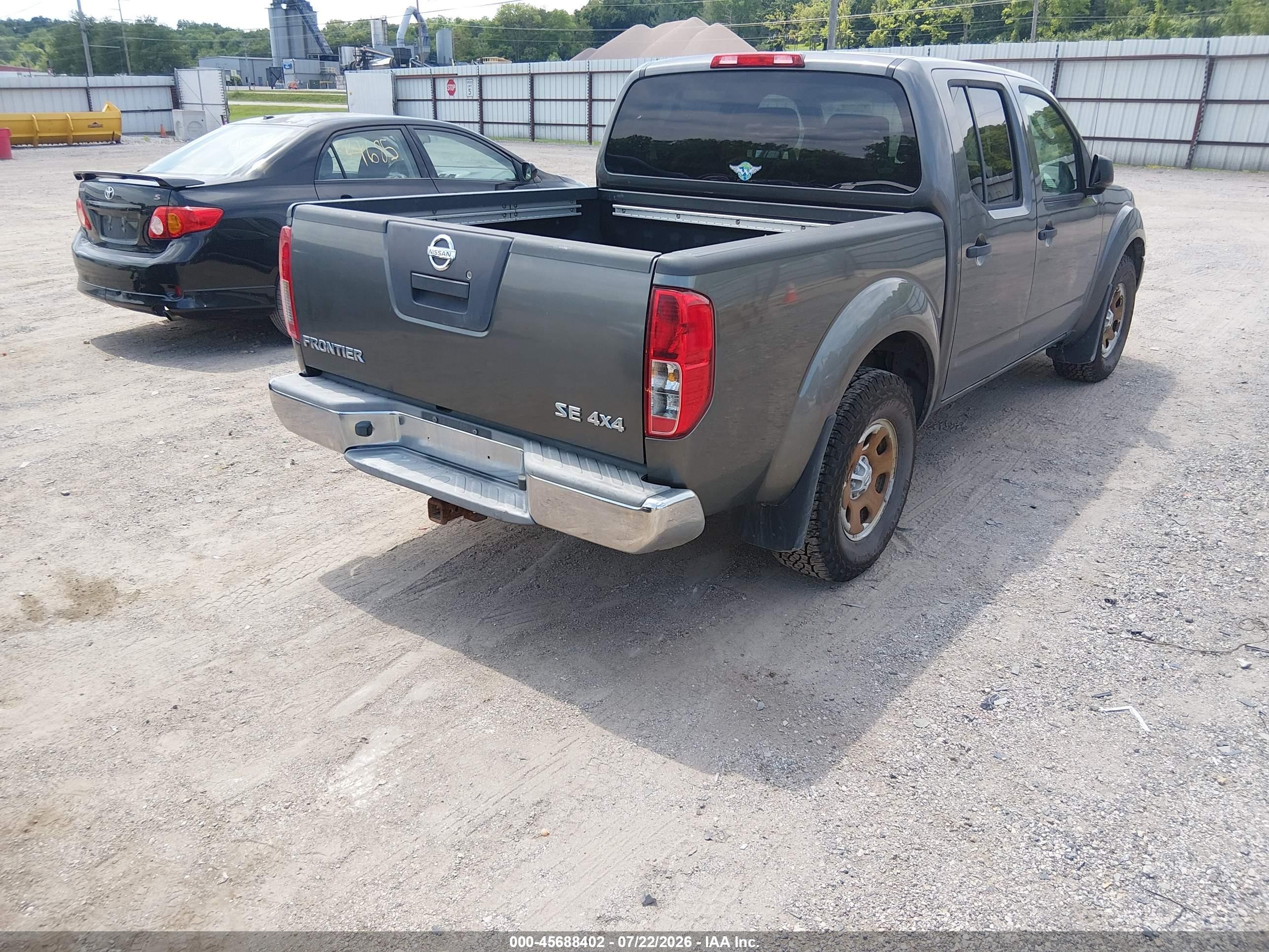 2009 Nissan Frontier Se Серый vin: 1N6AD07W99C407584