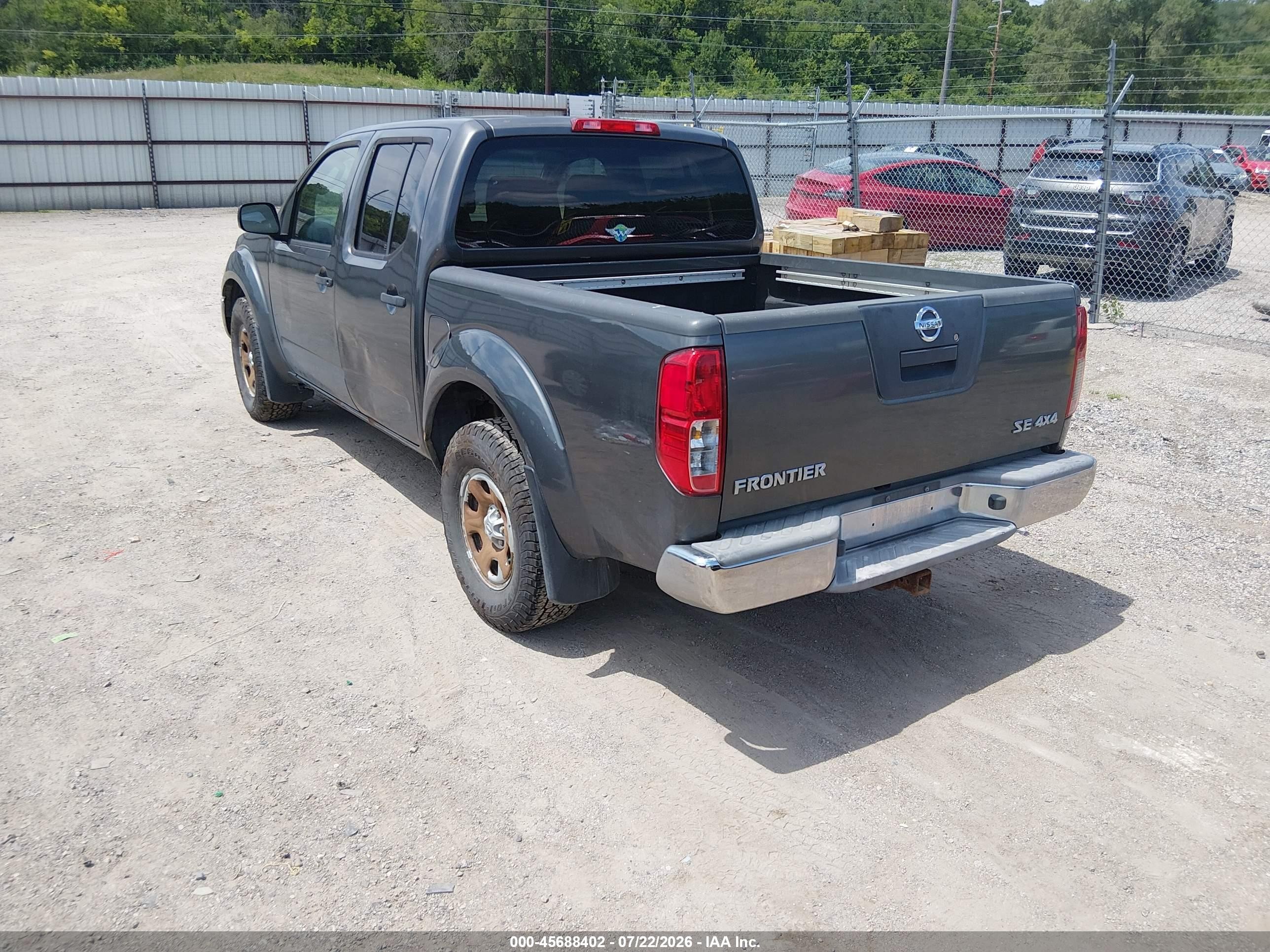 2009 Nissan Frontier Se Серый vin: 1N6AD07W99C407584