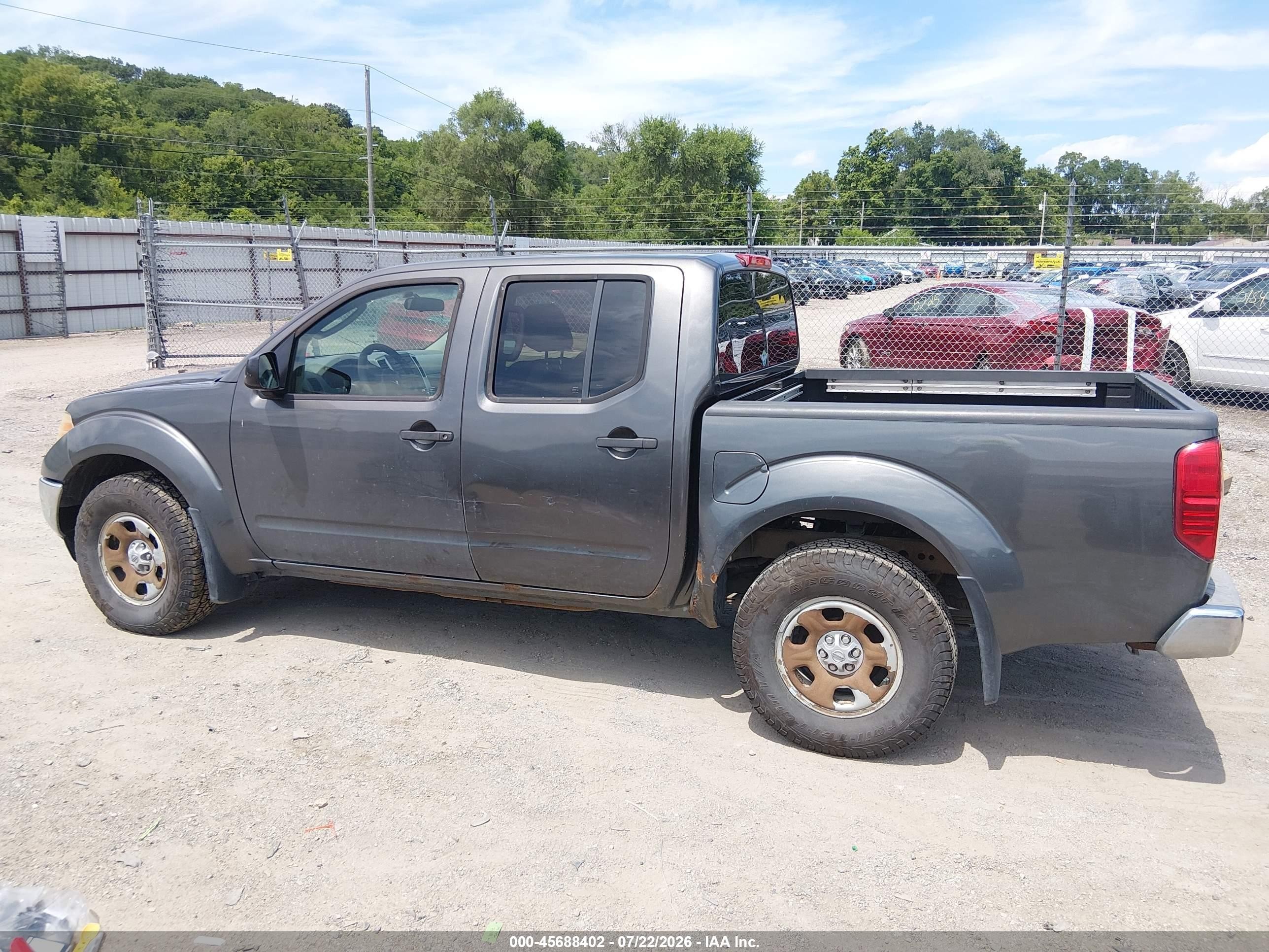 2009 Nissan Frontier Se Серый vin: 1N6AD07W99C407584
