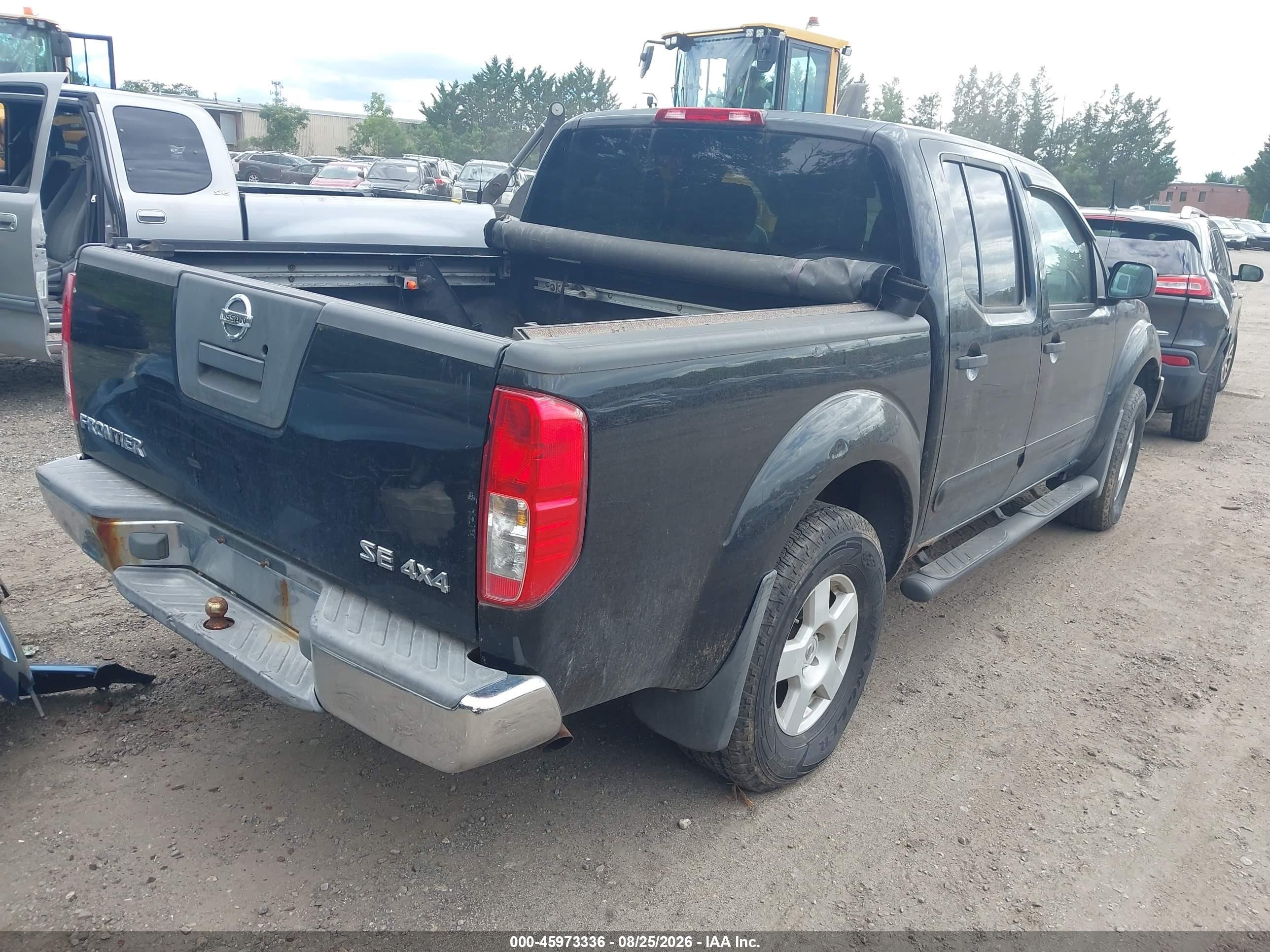 2005 Nissan Frontier Se Black vin: 1N6AD07WX5C448400