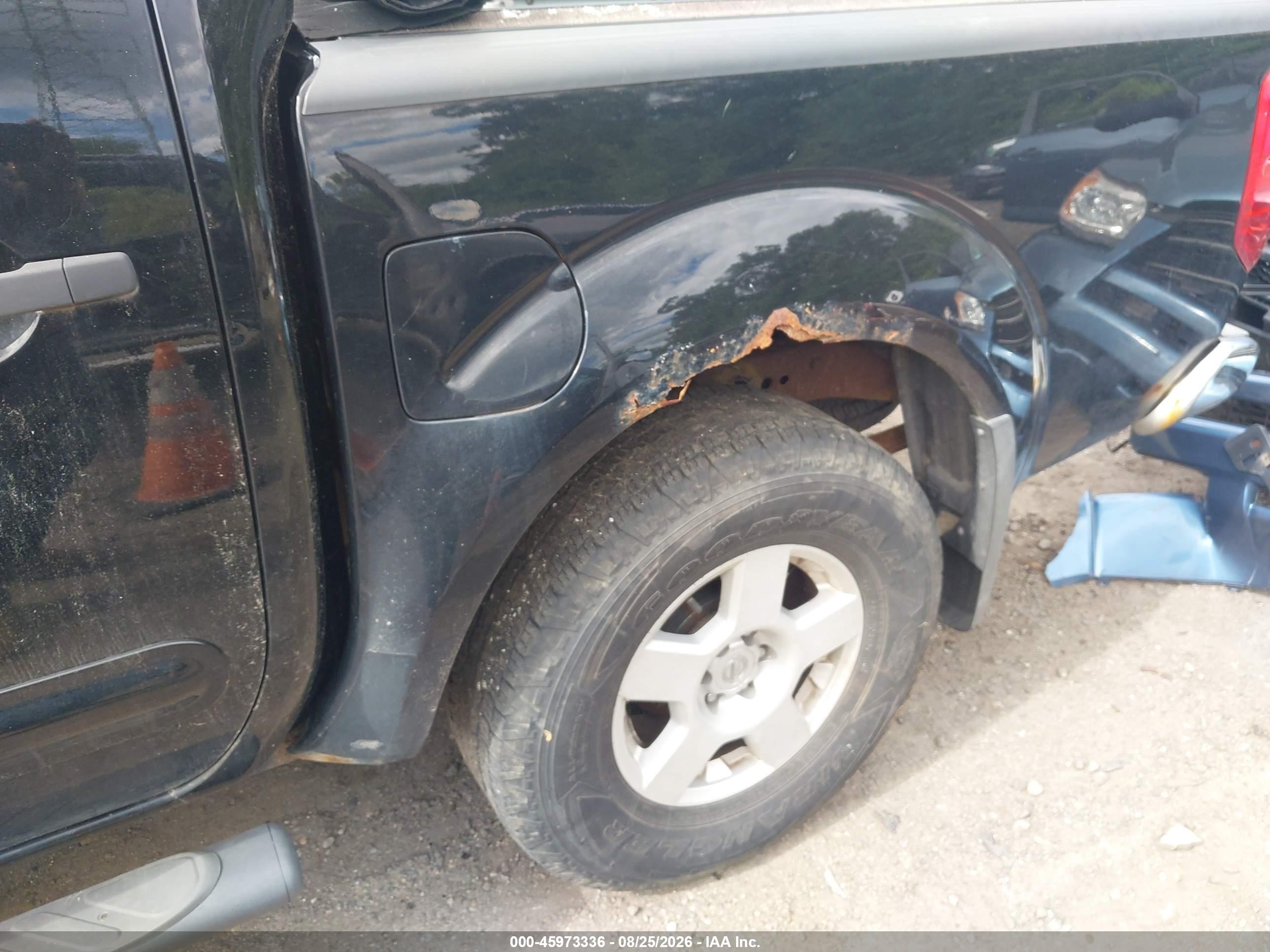 2005 Nissan Frontier Se Black vin: 1N6AD07WX5C448400