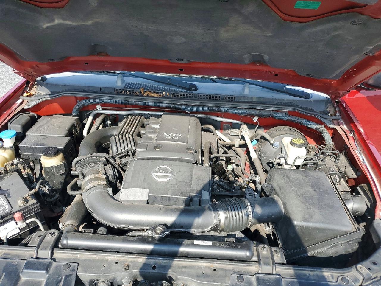 2007 Nissan Frontier Se Burgundy vin: 1N6AD07WX7C442096