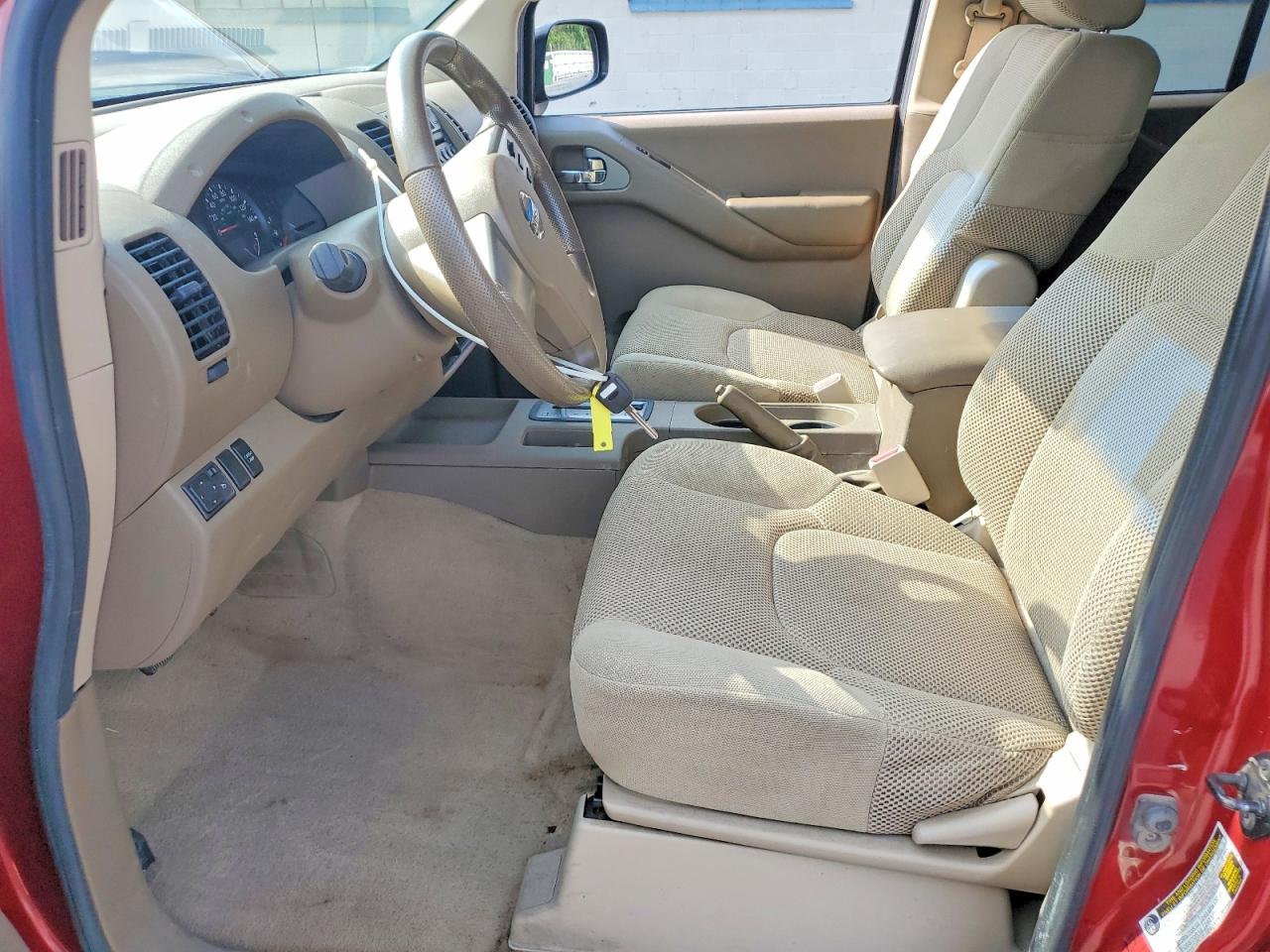 2007 Nissan Frontier Se Burgundy vin: 1N6AD07WX7C442096