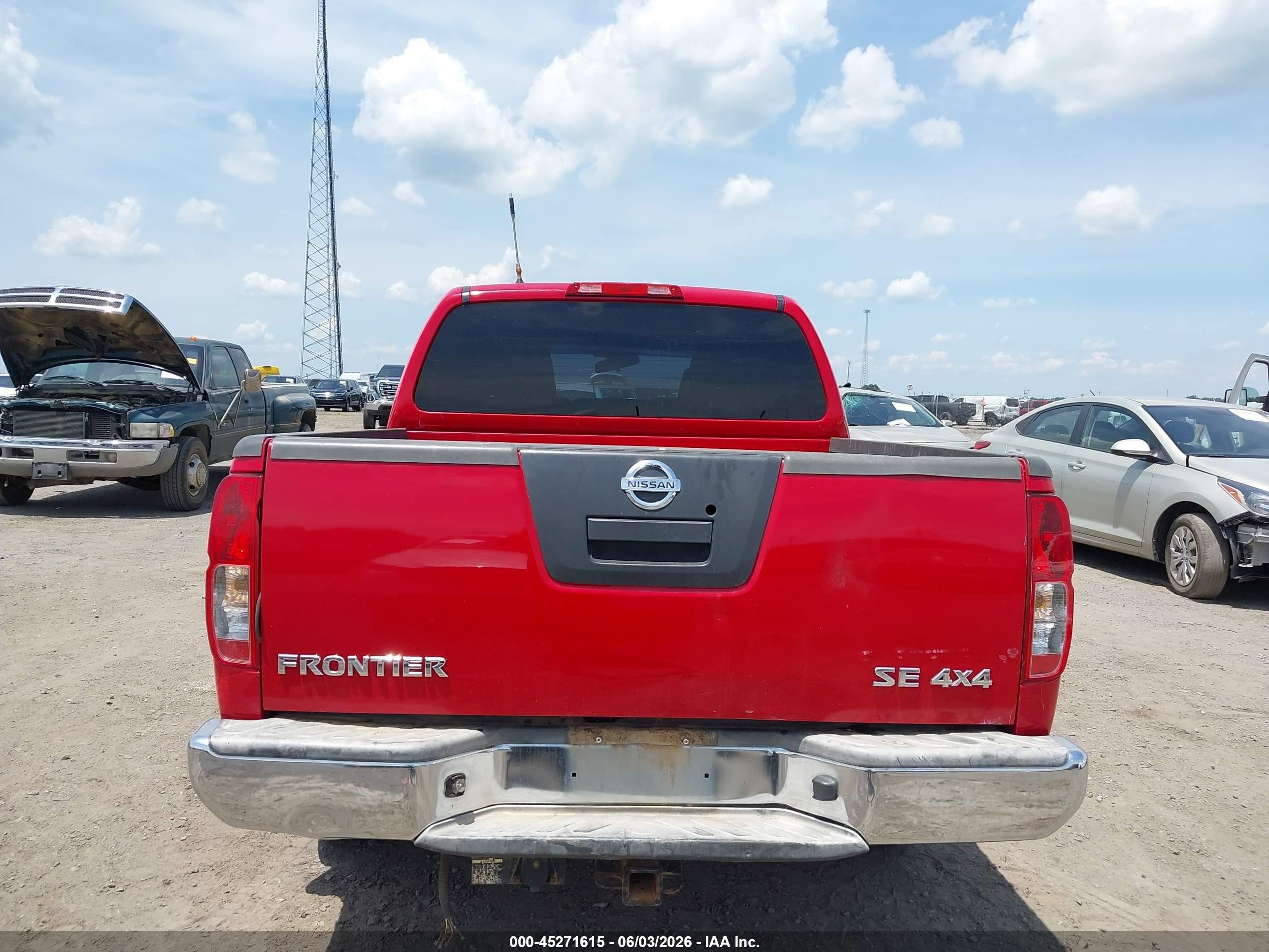 2009 Nissan Frontier Se Red vin: 1N6AD07WX9C418593