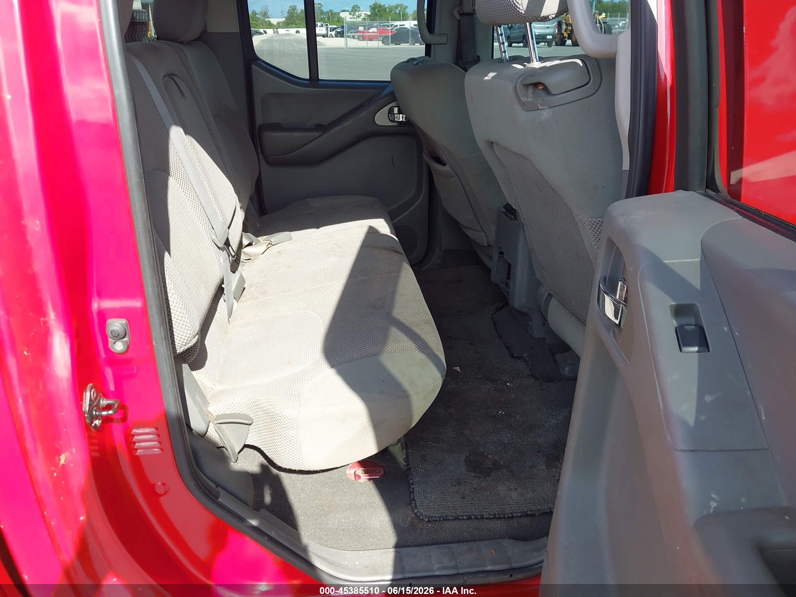 2007 Nissan Frontier Se Red vin: 1N6AD09U07C417347