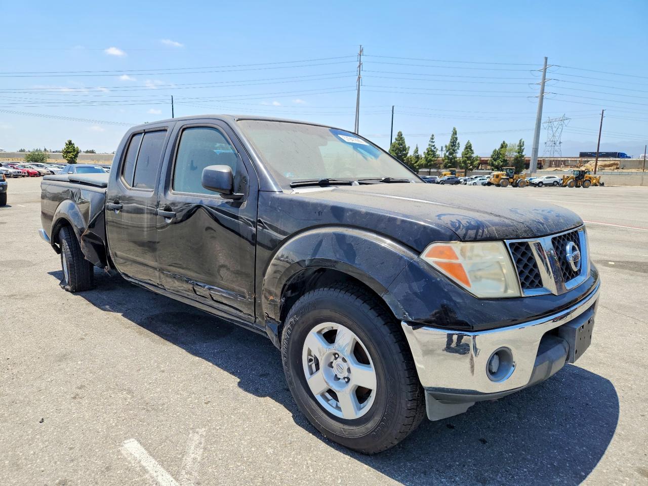 2007 Nissan Frontier Se Черный vin: 1N6AD09U27C424638