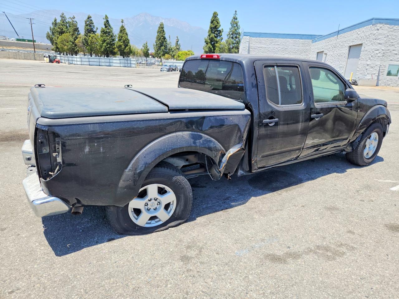 2007 Nissan Frontier Se Черный vin: 1N6AD09U27C424638