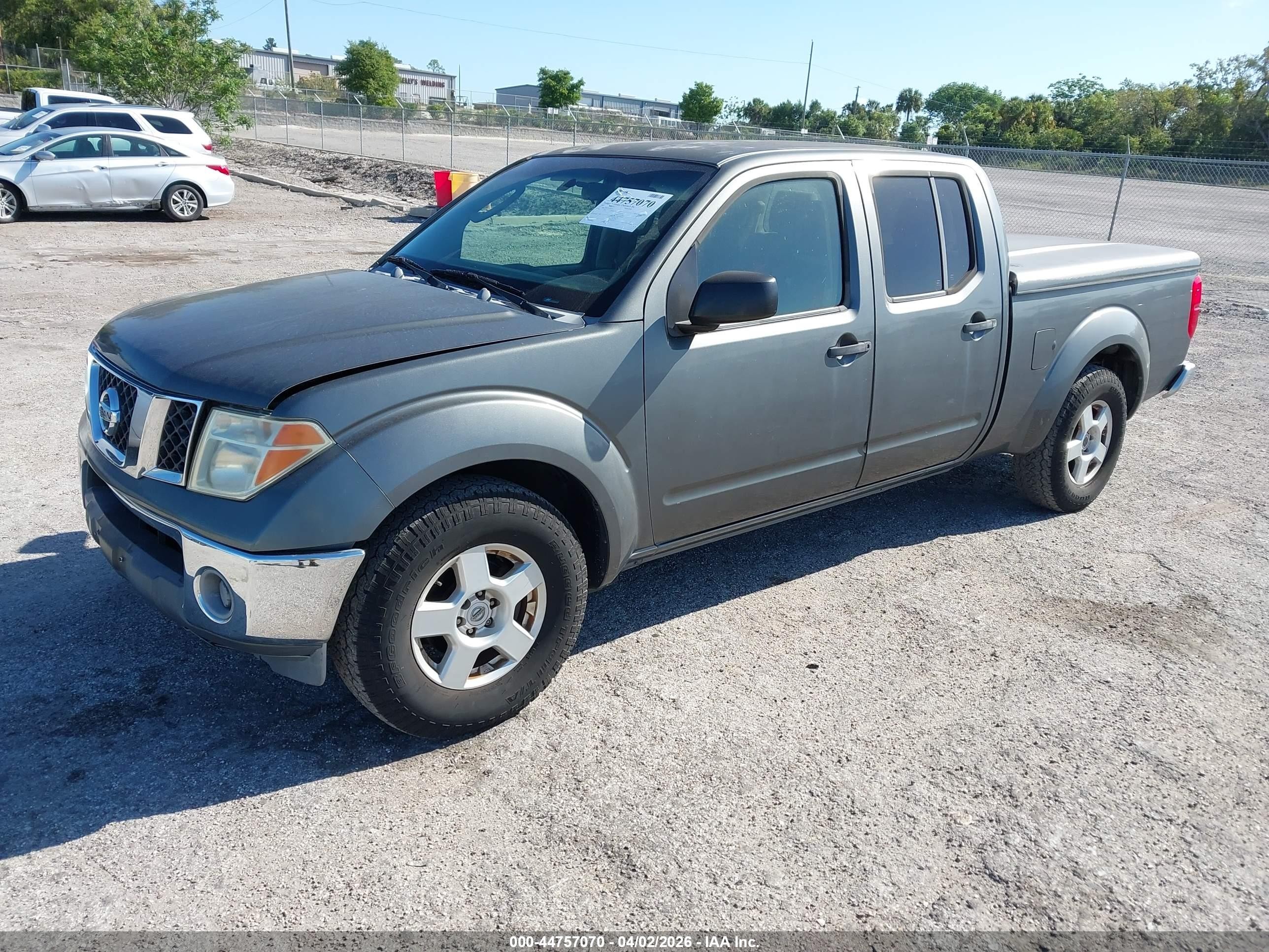 2007 Nissan Frontier Se Gray vin: 1N6AD09U37C409159