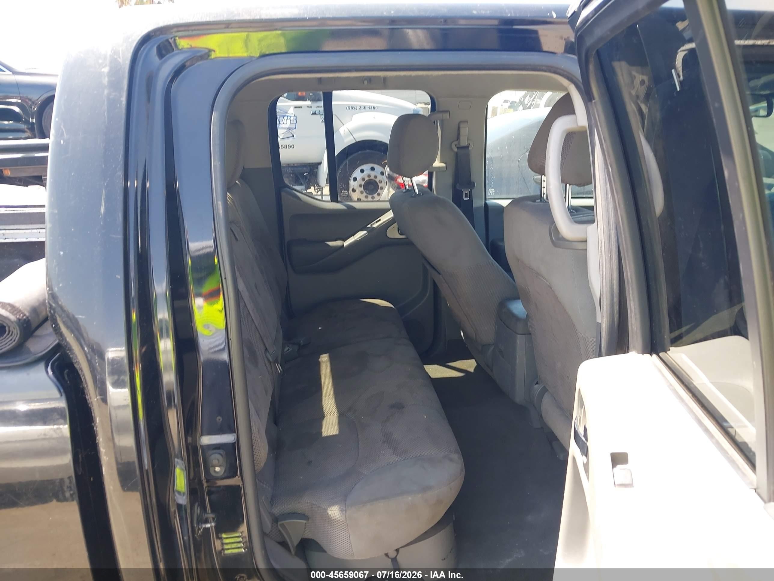 2007 Nissan Frontier Se Black vin: 1N6AD09U37C449175