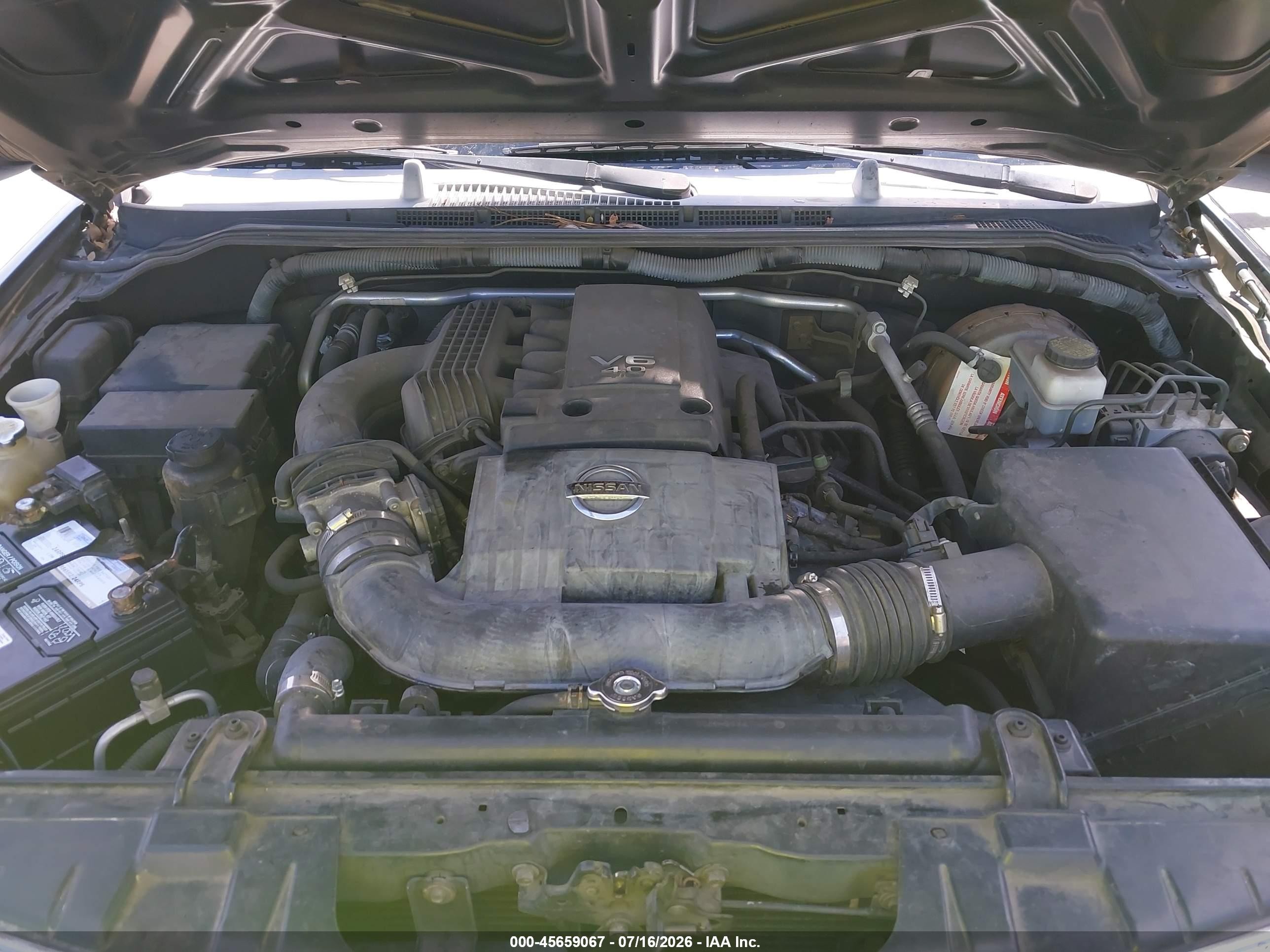 2007 Nissan Frontier Se Black vin: 1N6AD09U37C449175
