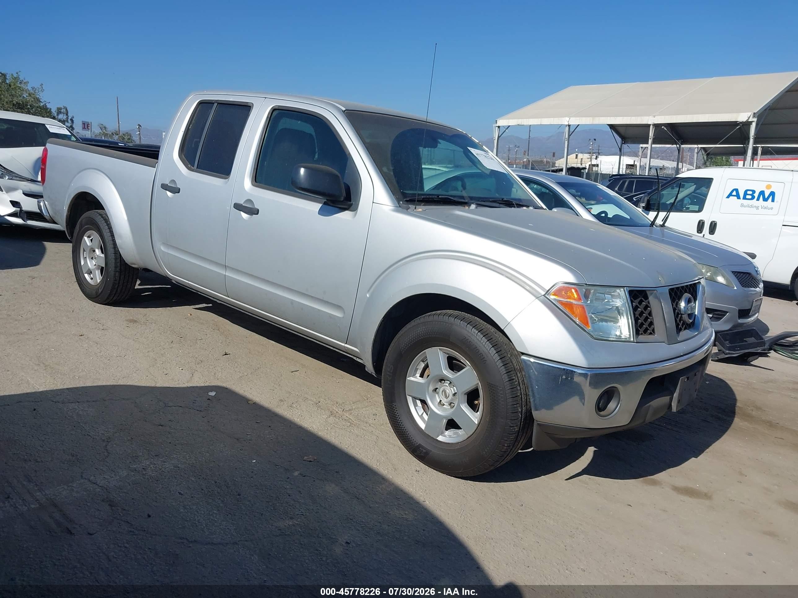 2008 Nissan Frontier Se Серебряный vin: 1N6AD09U38C443684
