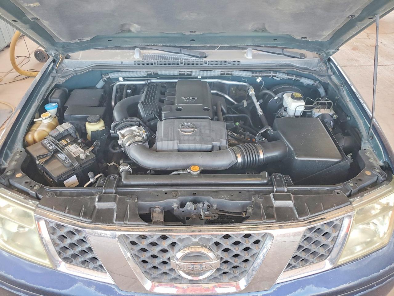 2007 Nissan Frontier Se Синий vin: 1N6AD09U47C408442