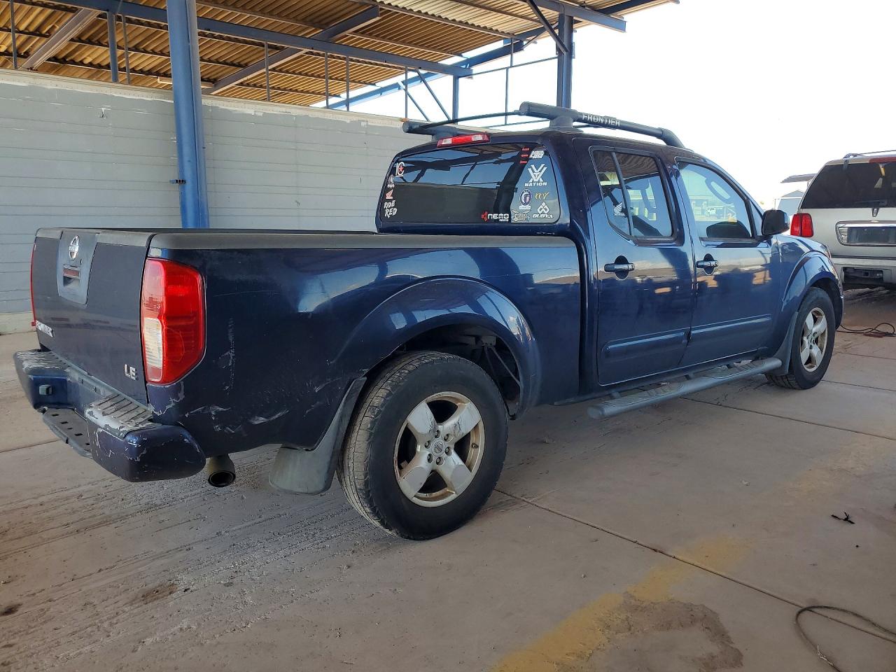 2007 Nissan Frontier Se Синий vin: 1N6AD09U47C408442