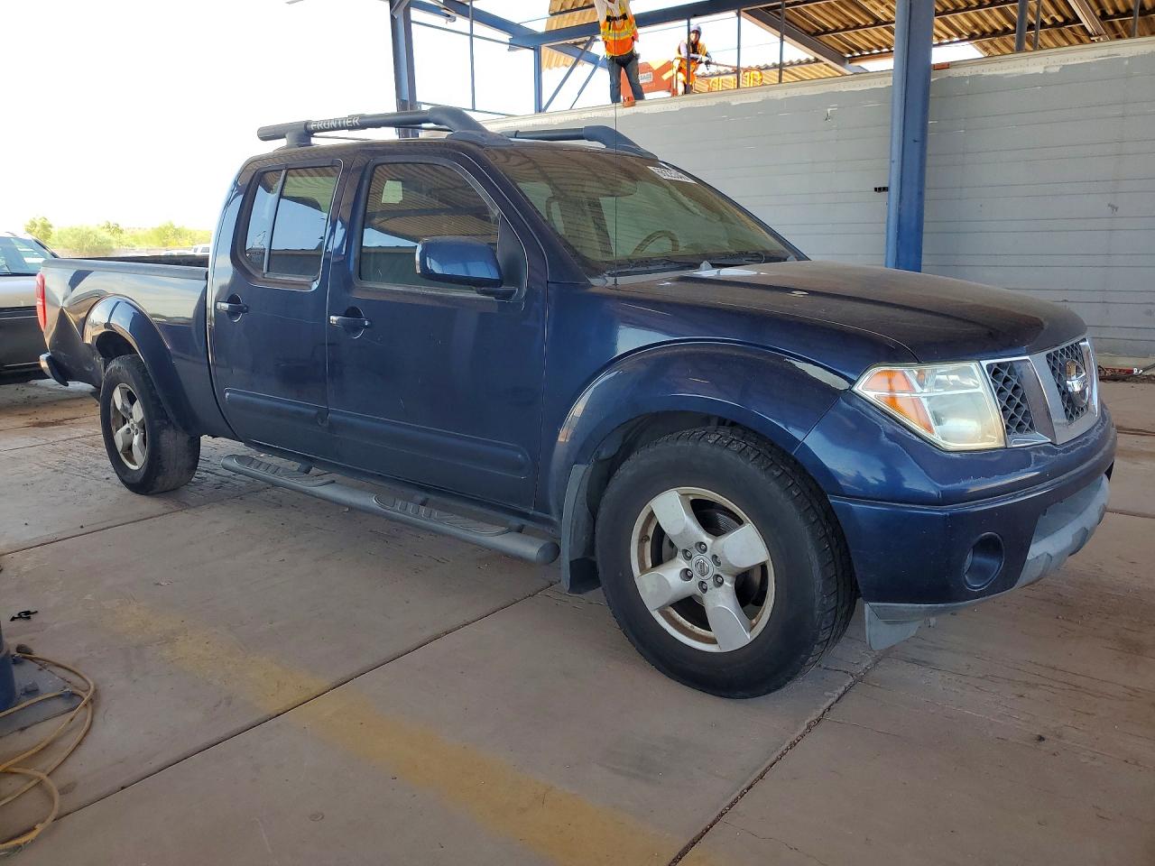 2007 Nissan Frontier Se Синий vin: 1N6AD09U47C408442