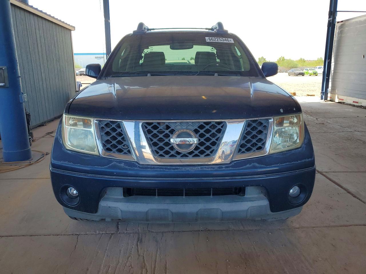 2007 Nissan Frontier Se Синий vin: 1N6AD09U47C408442