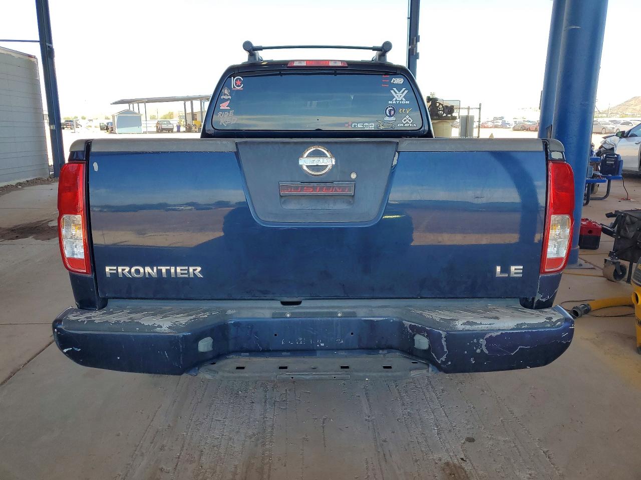 2007 Nissan Frontier Se Синий vin: 1N6AD09U47C408442
