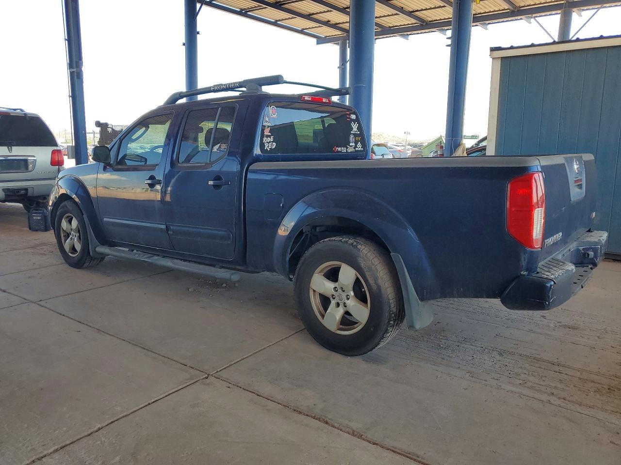 2007 Nissan Frontier Se Синий vin: 1N6AD09U47C408442