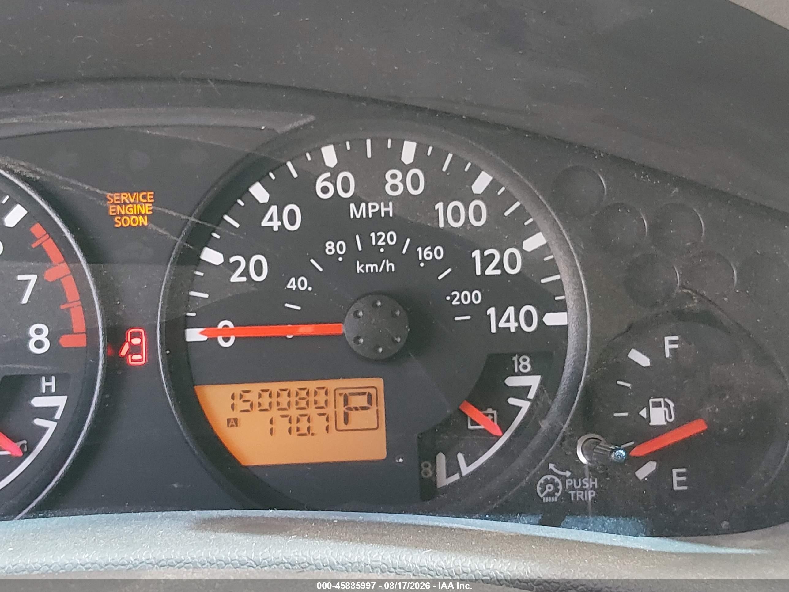 2008 Nissan Frontier Se Красный vin: 1N6AD09U58C438163