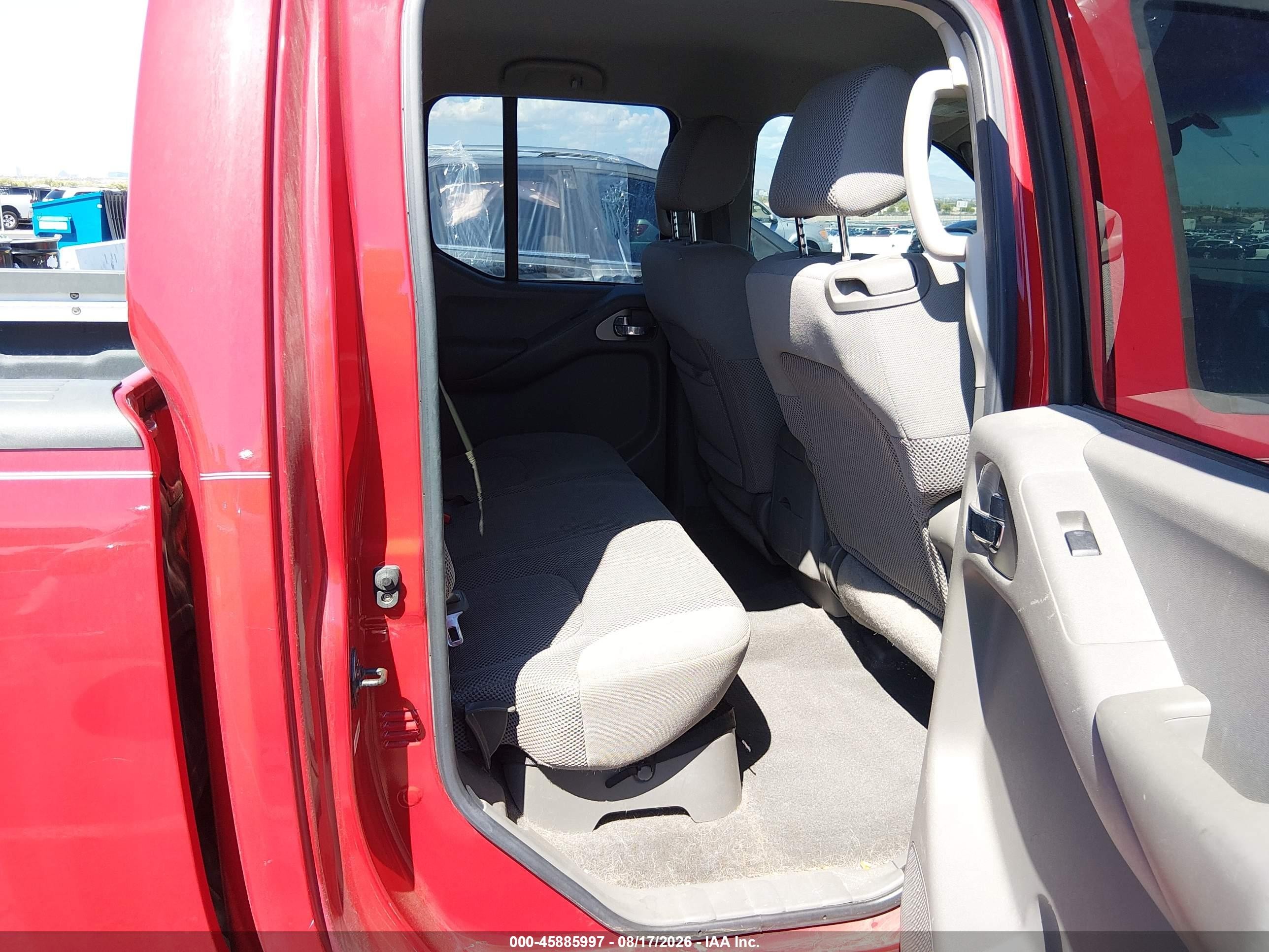 2008 Nissan Frontier Se Красный vin: 1N6AD09U58C438163