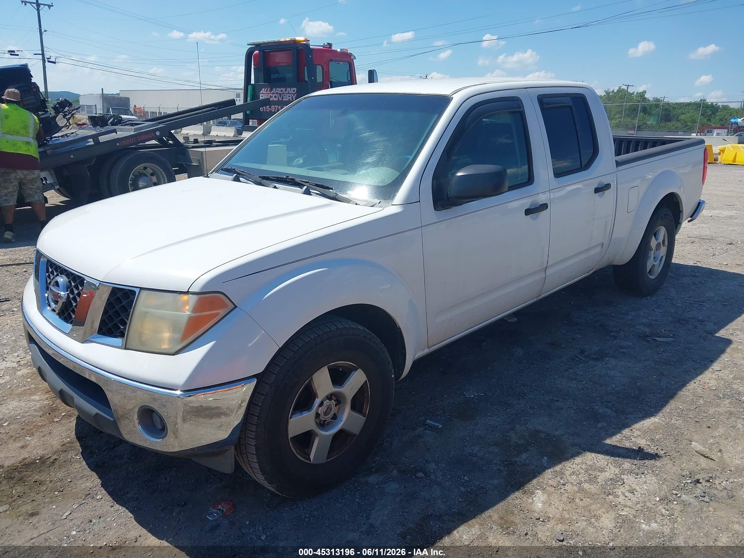 2007 Nissan Frontier Se White vin: 1N6AD09U67C458761