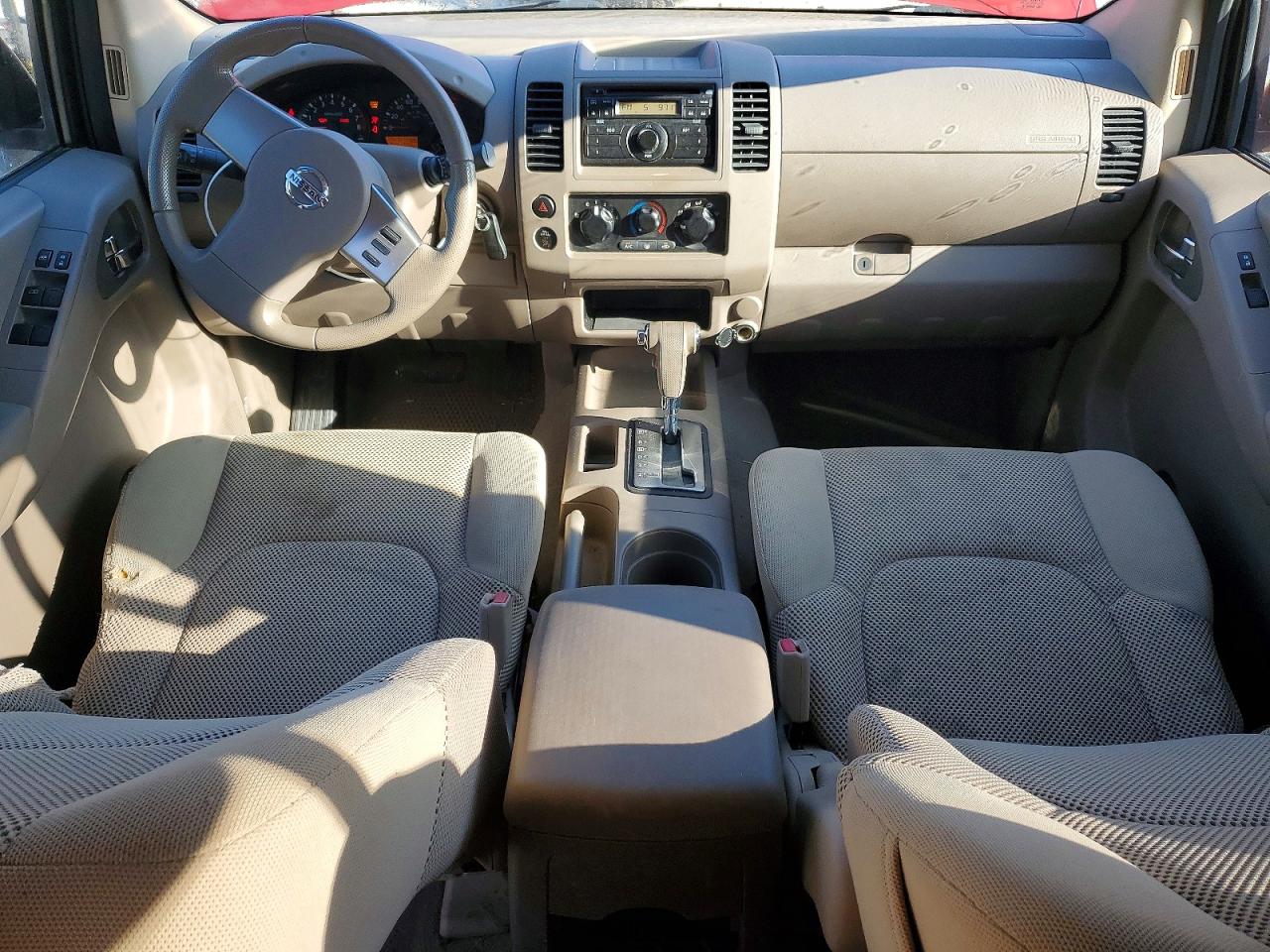 2008 Nissan Frontier Se V6 Red vin: 1N6AD09U68C420187