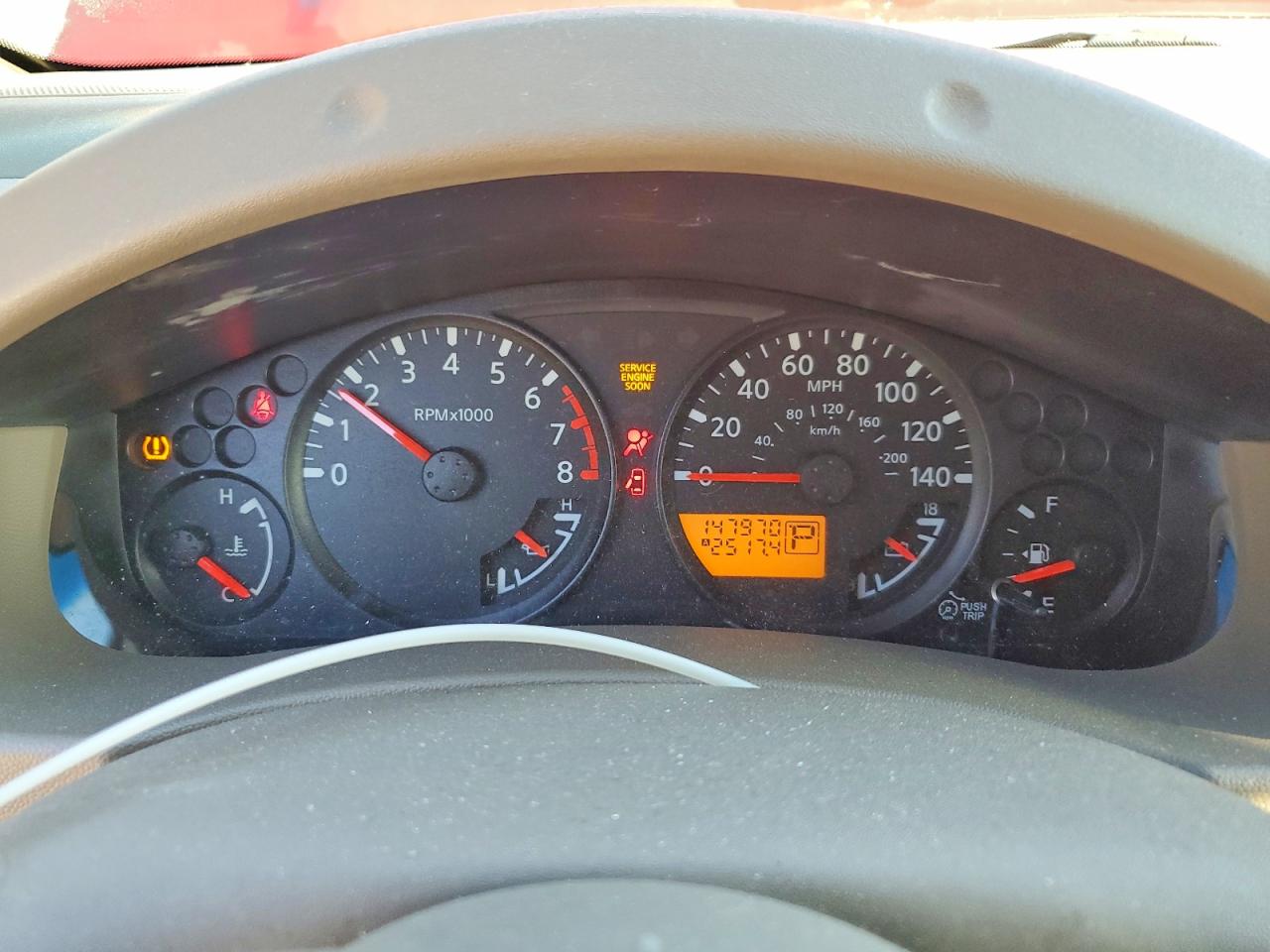 2008 Nissan Frontier Se V6 Red vin: 1N6AD09U68C420187