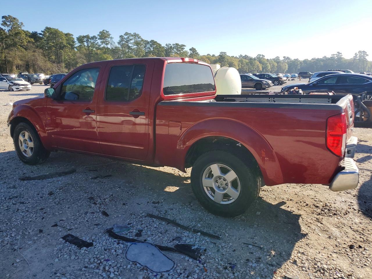2008 Nissan Frontier Se V6 Red vin: 1N6AD09U68C420187